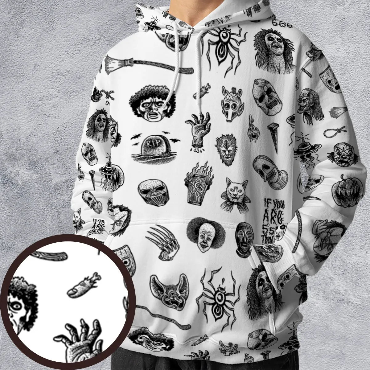 Full Print Hoodie - UYWZVCCN