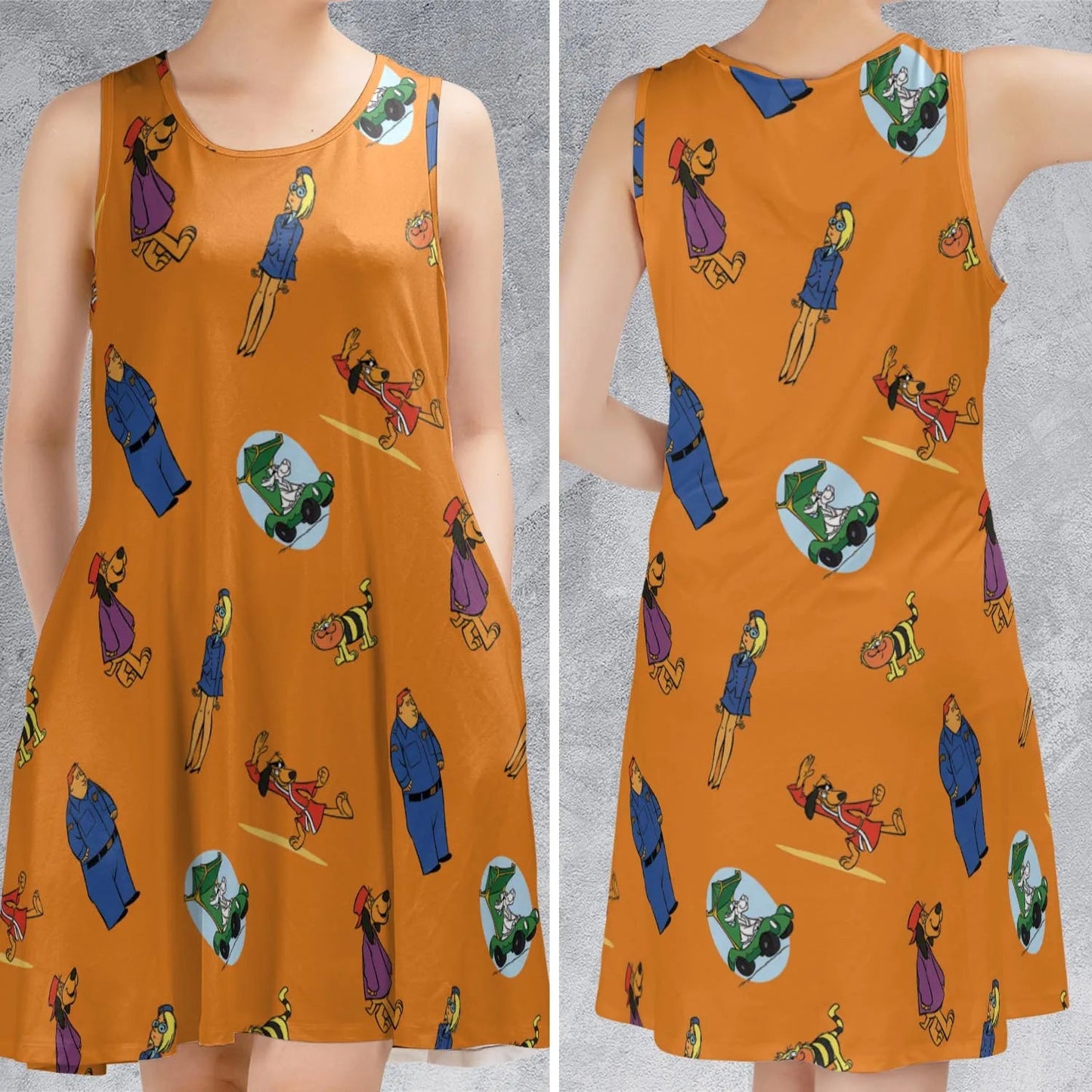 Casual Sleeveless Dress - XWEK1QS9