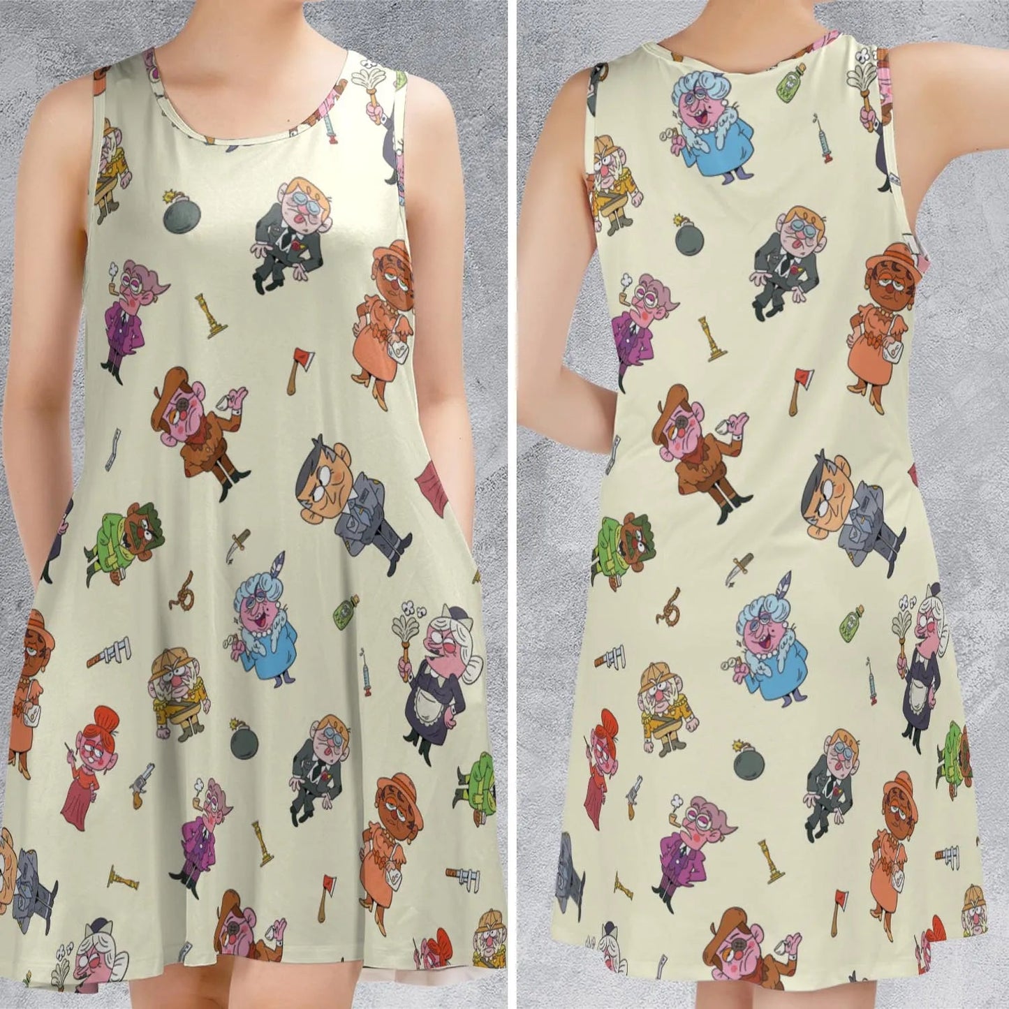 Casual Sleeveless Dress - KPTS52LQ