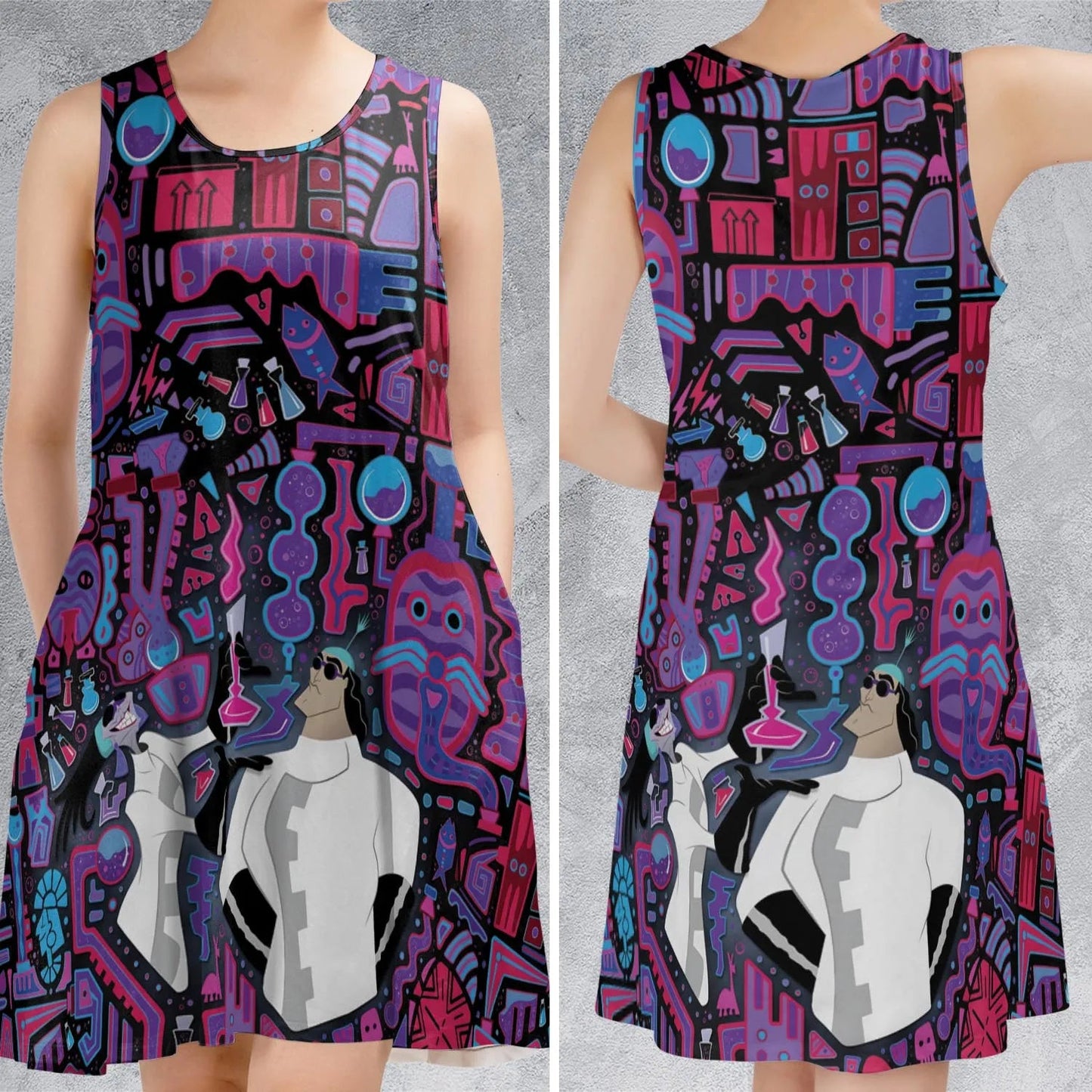 Casual Sleeveless Dress - A6CV5N84