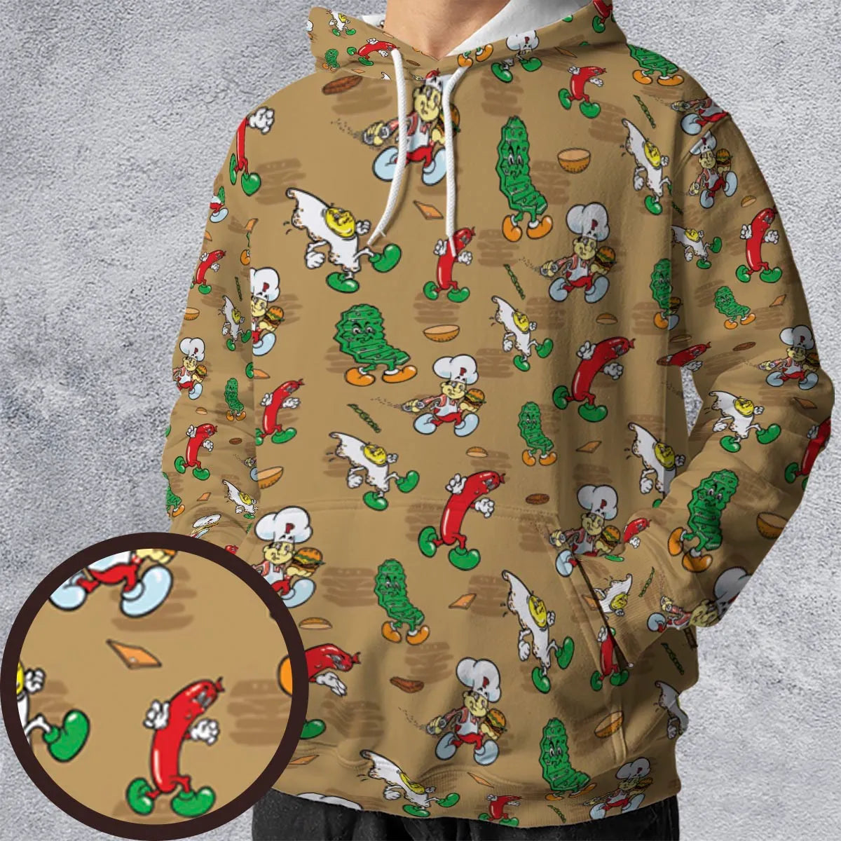 Full Print Hoodie - Y1RTJVQ7