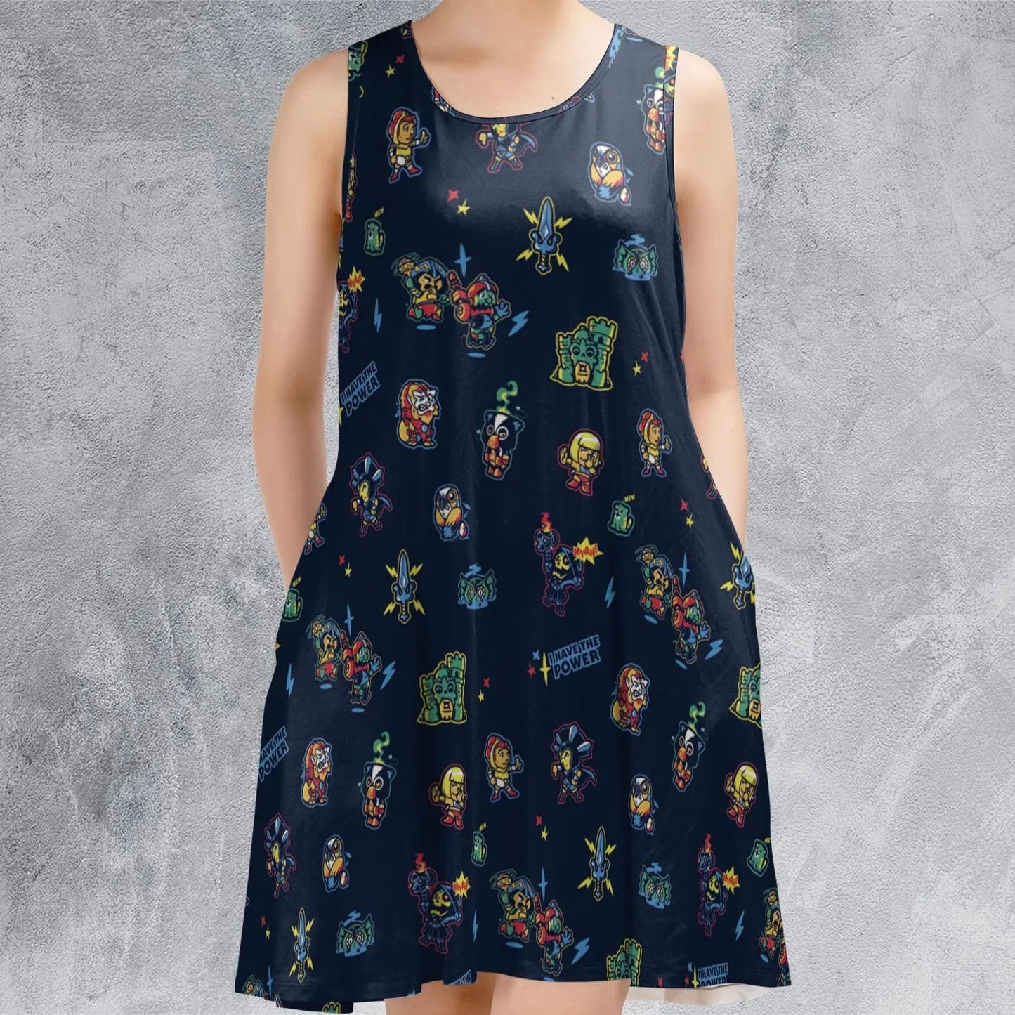Casual Sleeveless Dress - HR98J52H