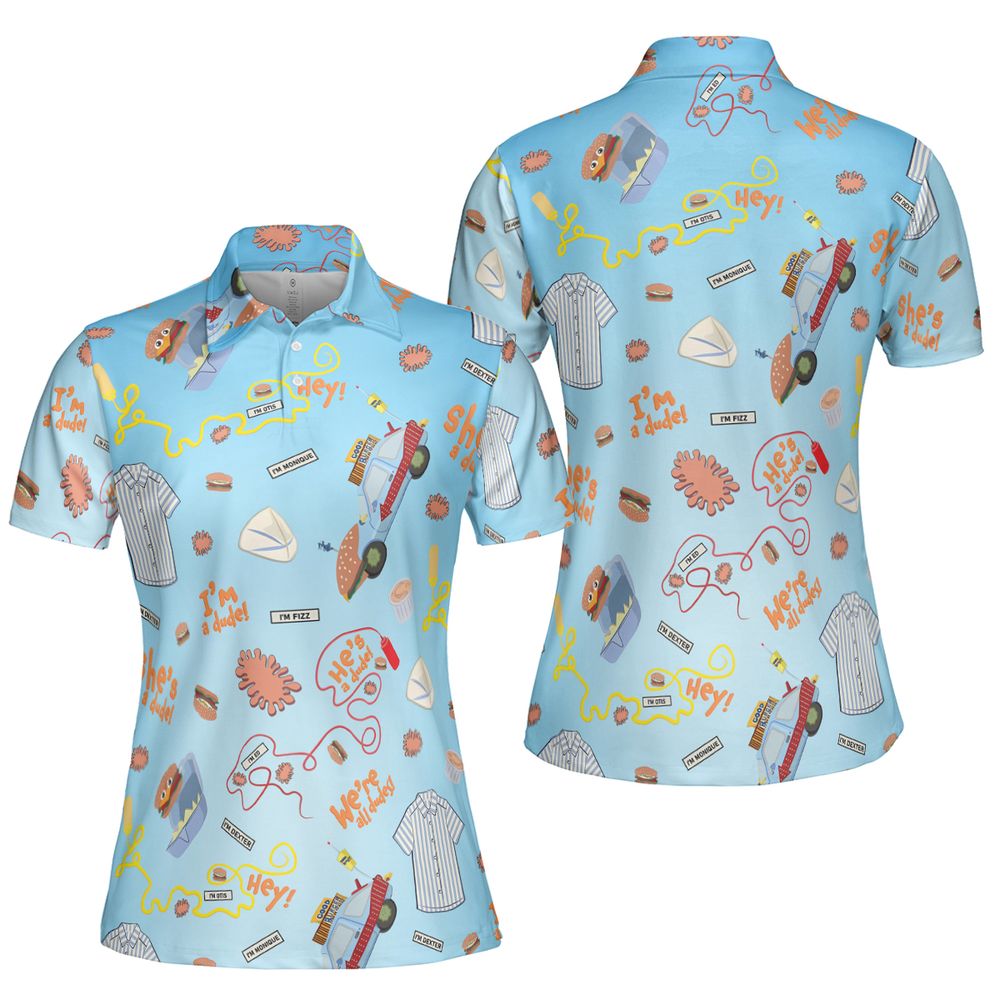 AOP Men/Women Polo Shirt - T1YPTNNC -  - 5