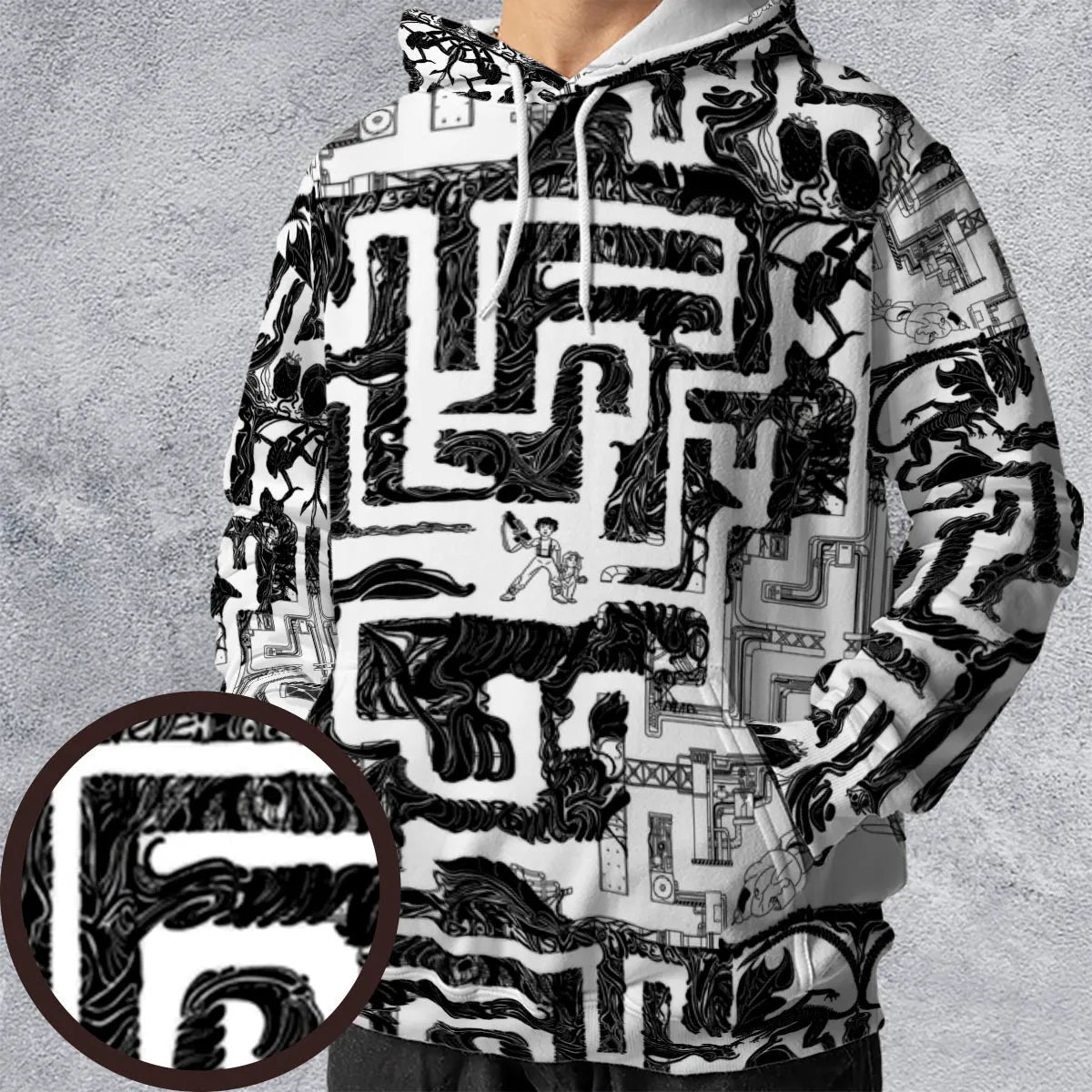 Full Print Hoodie - EZ3H6V7U