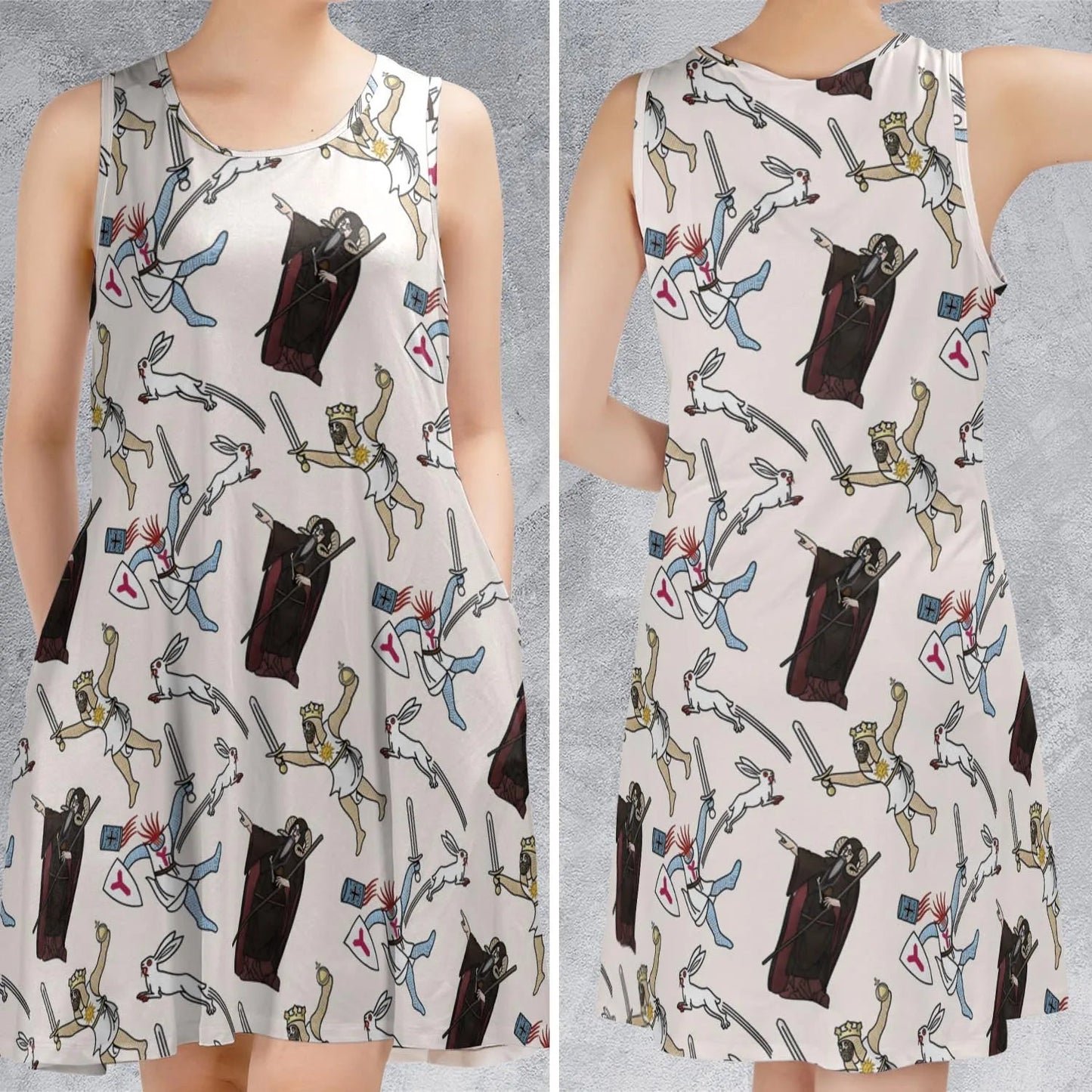 Casual Sleeveless Dress - TEK8MCPP