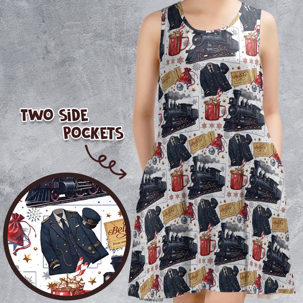 Sleeveless Dress - QG4DP3ES -  - 1