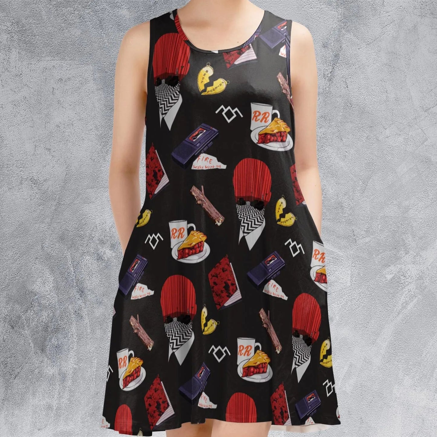 Casual Sleeveless Dress - R6LNF9XZ