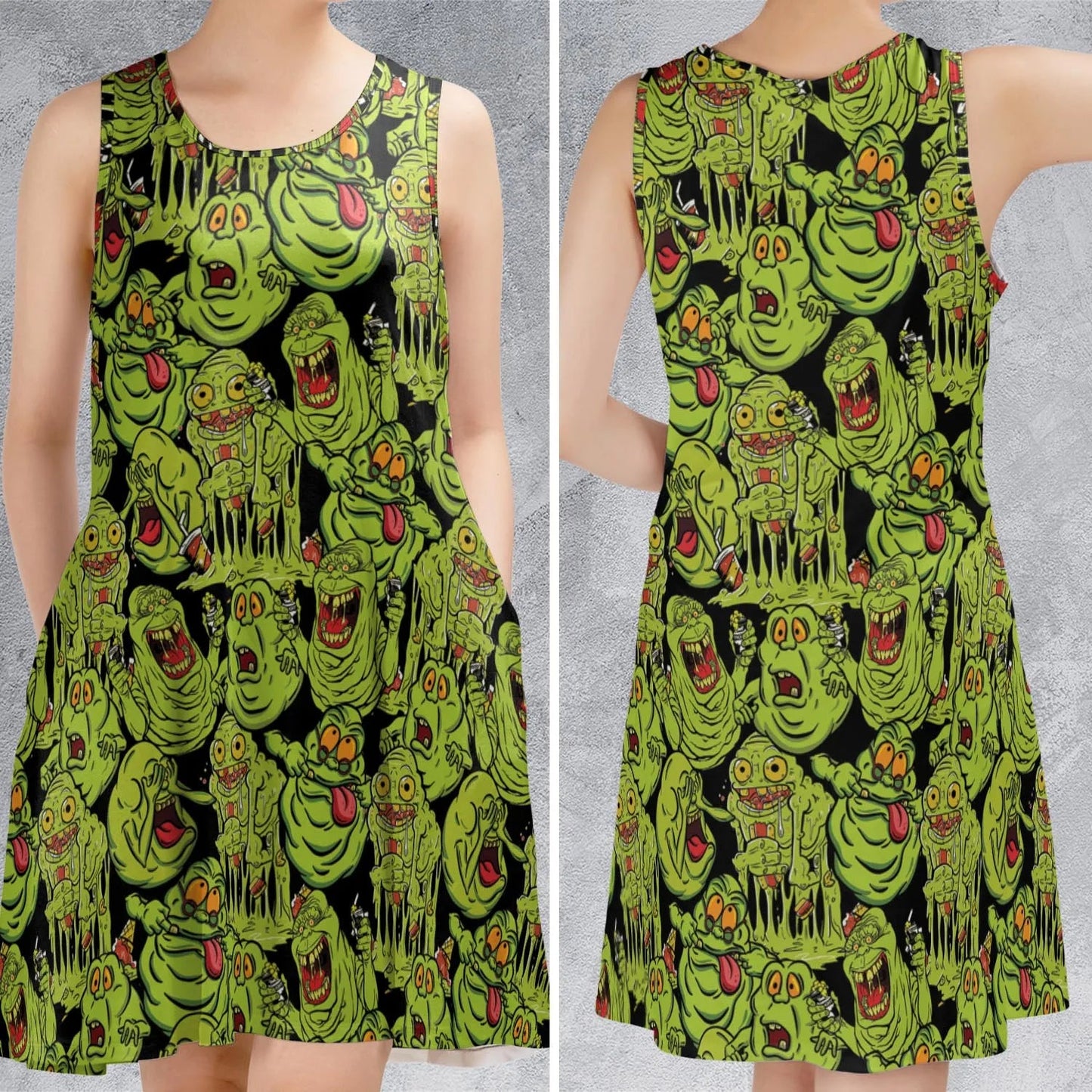 Casual Sleeveless Dress - RF2QDZ85