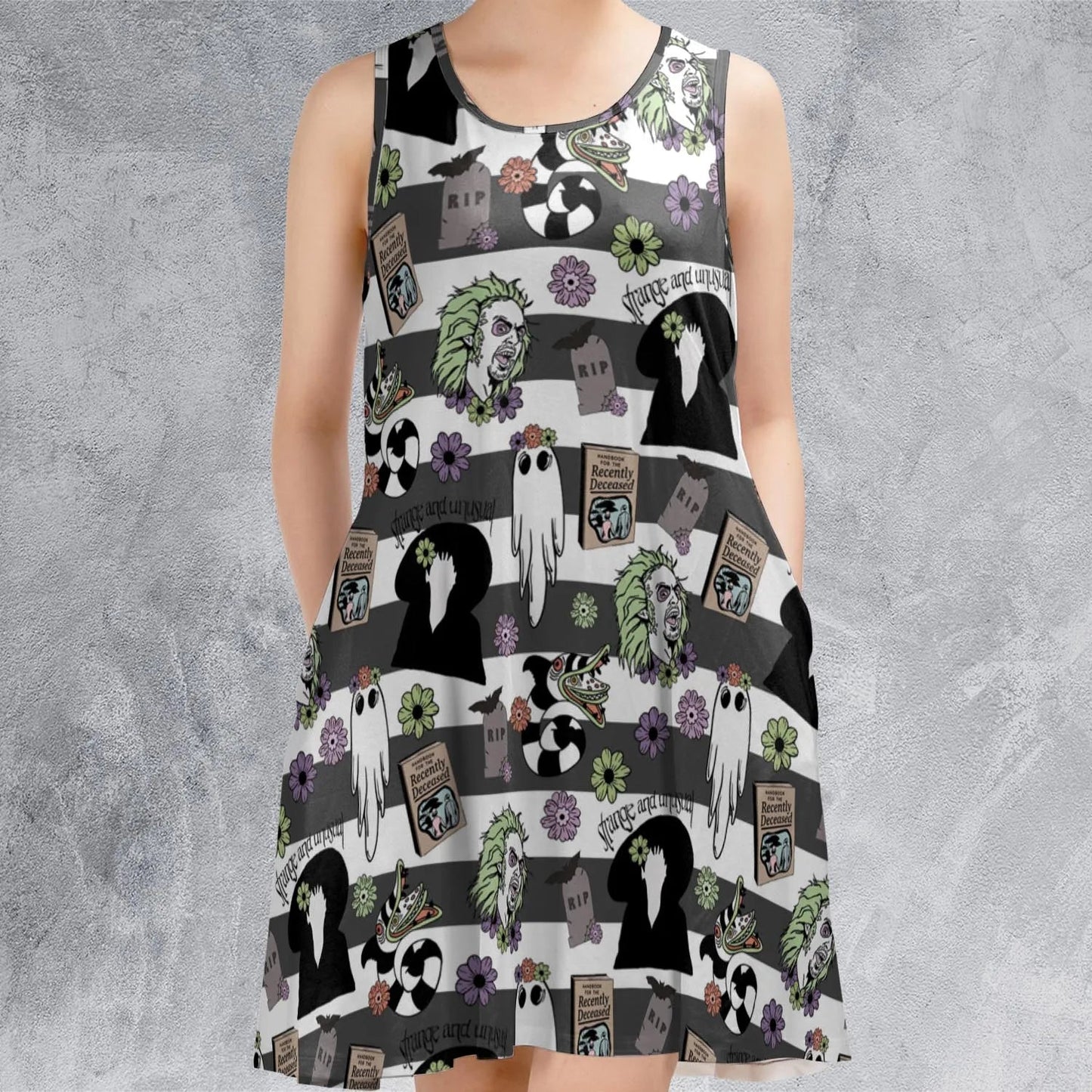 Casual Sleeveless Dress - RJEZ6PGD