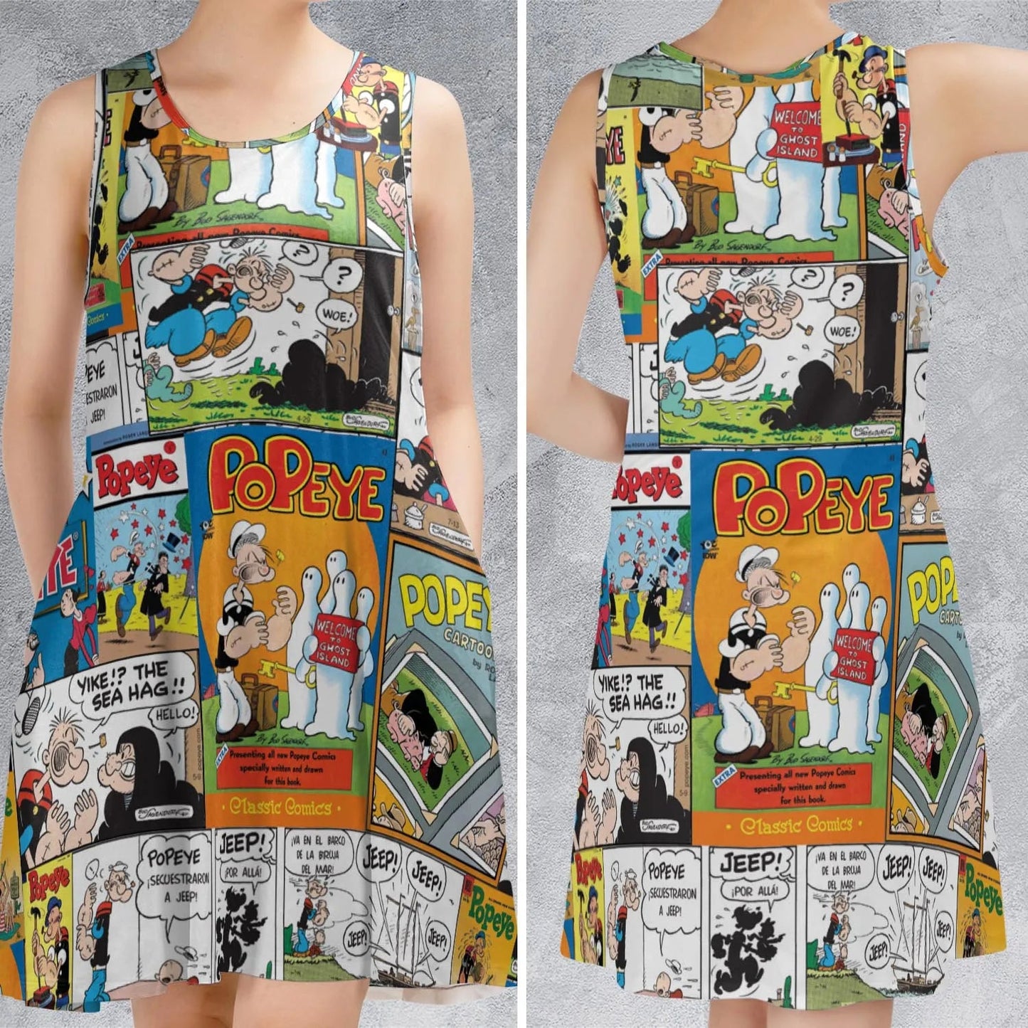 Casual Sleeveless Dress - BN3MTXQ3