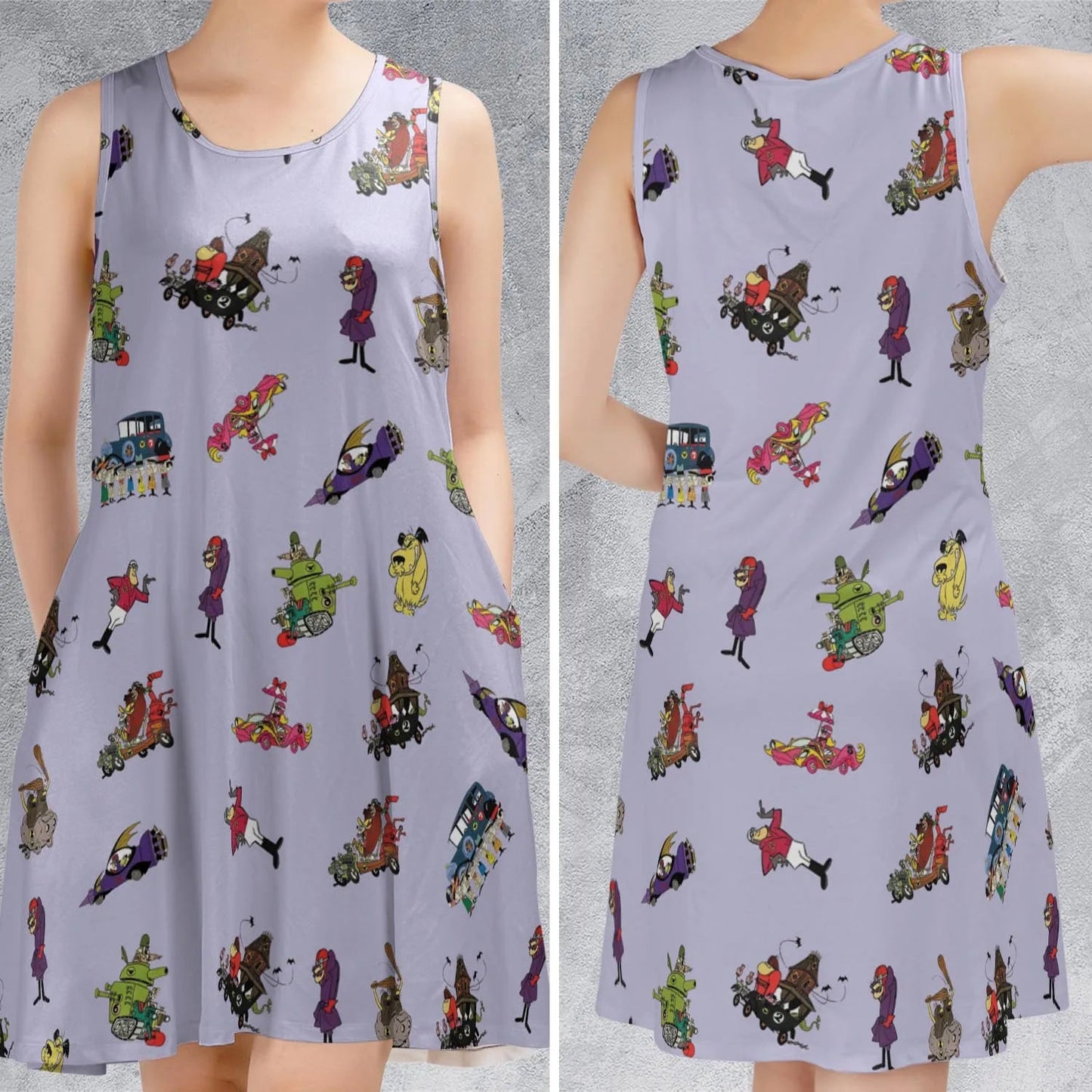 Casual Sleeveless Dress - KT4BNLEZ