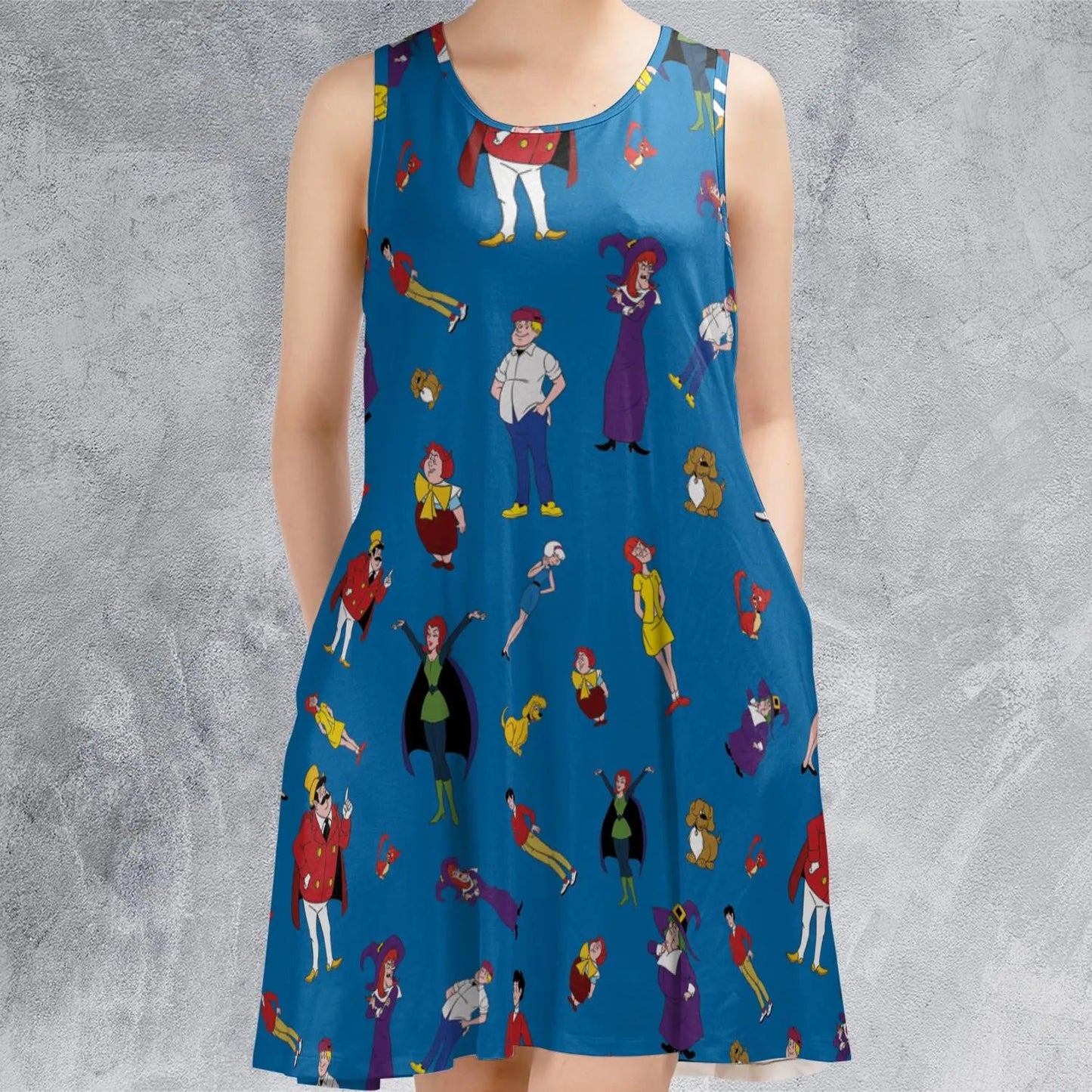 Casual Sleeveless Dress - C1QD5NH1