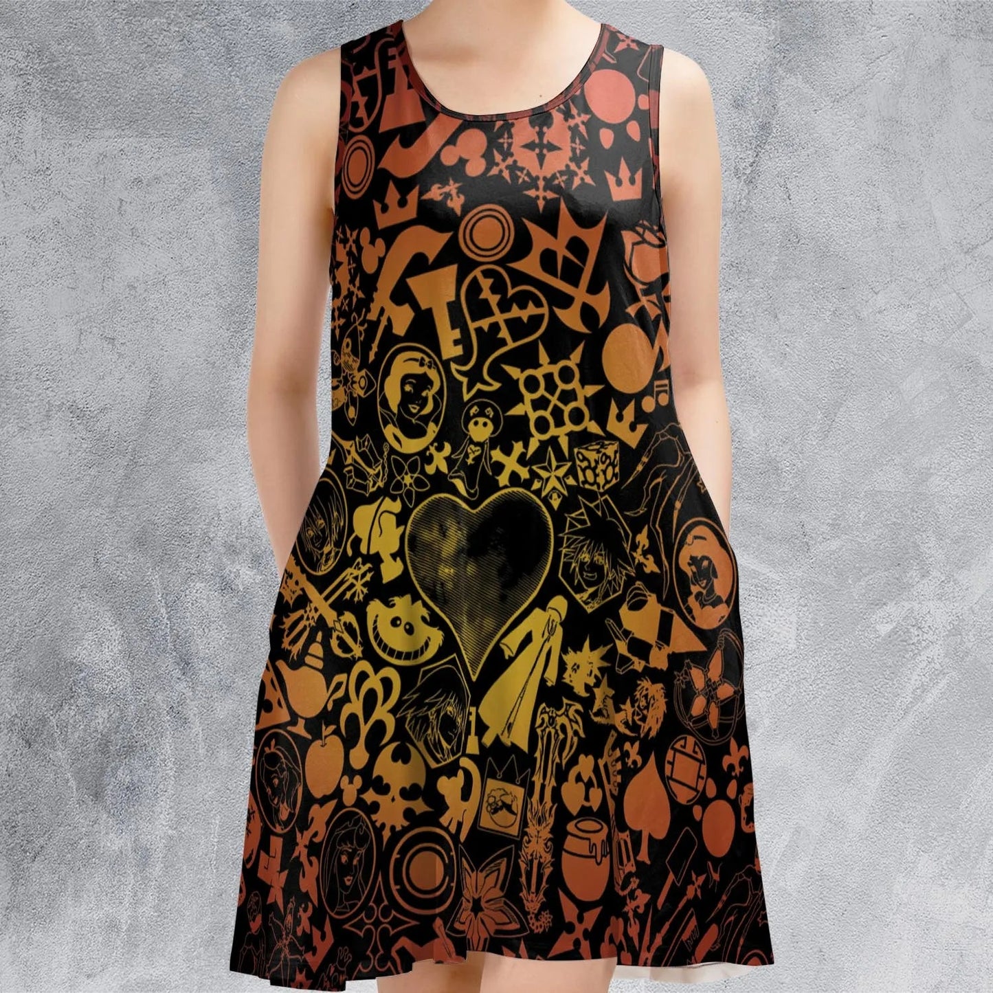 Casual Sleeveless Dress - GXUZ5YU5