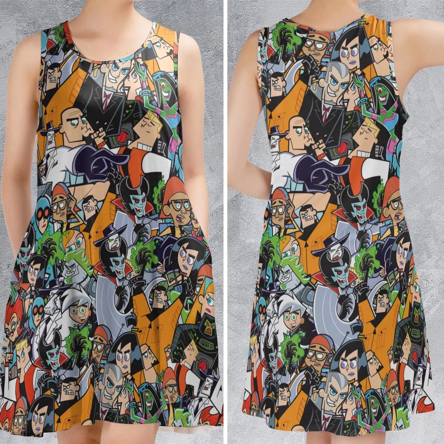 Casual Sleeveless Dress - TAHJ89LL