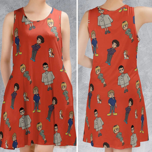 Casual Sleeveless Dress - 45LU2TMH