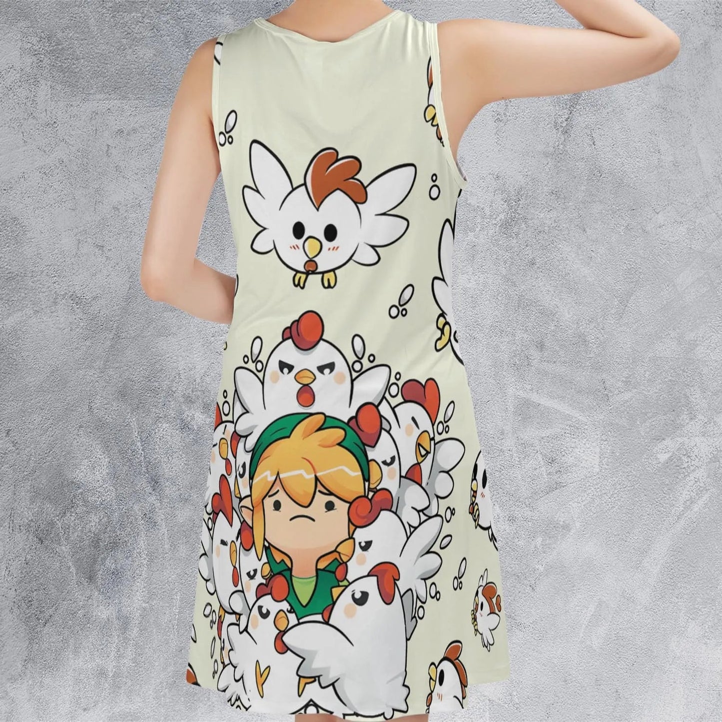 Casual Sleeveless Dress - YQA5DBY5