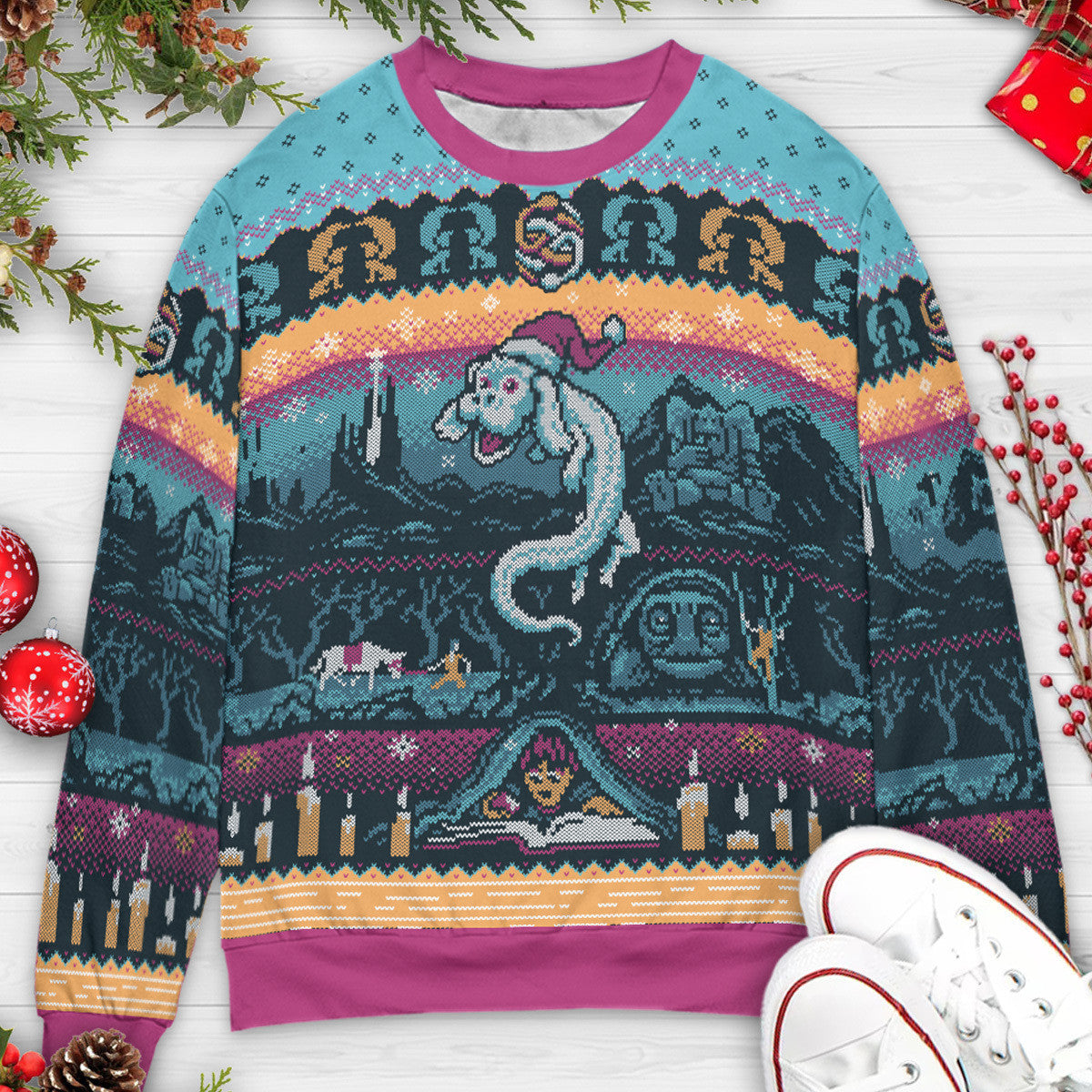 Ugly Christmas Sweatshirt - BTSEGX6L