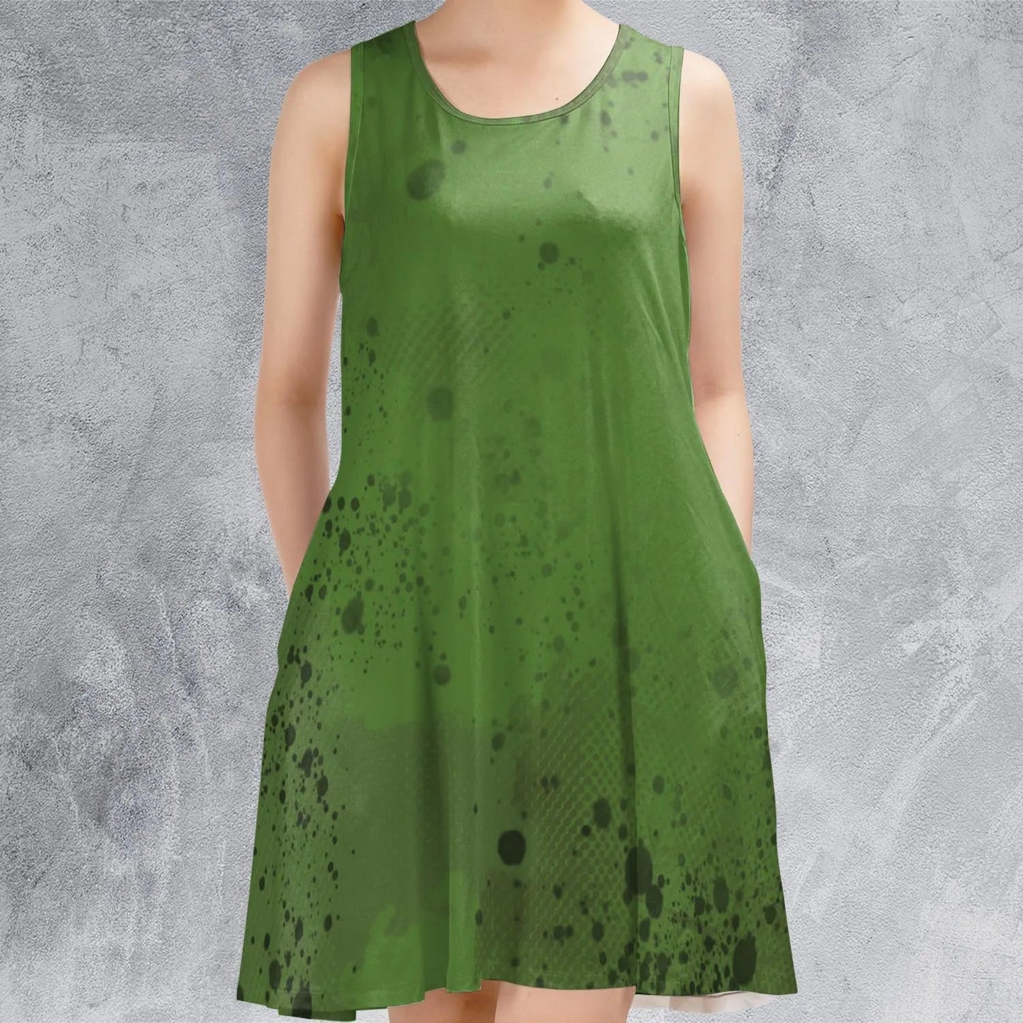Casual Sleeveless Dress - GEVPF8GT