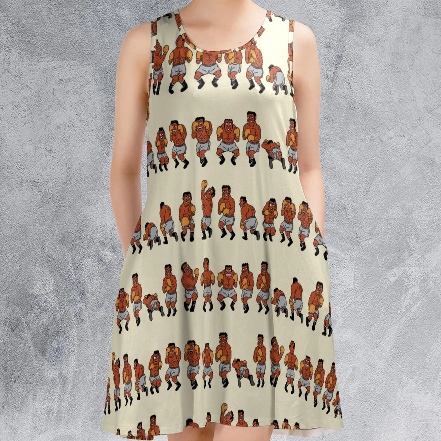 Casual Sleeveless Dress - YS4A8Z3M