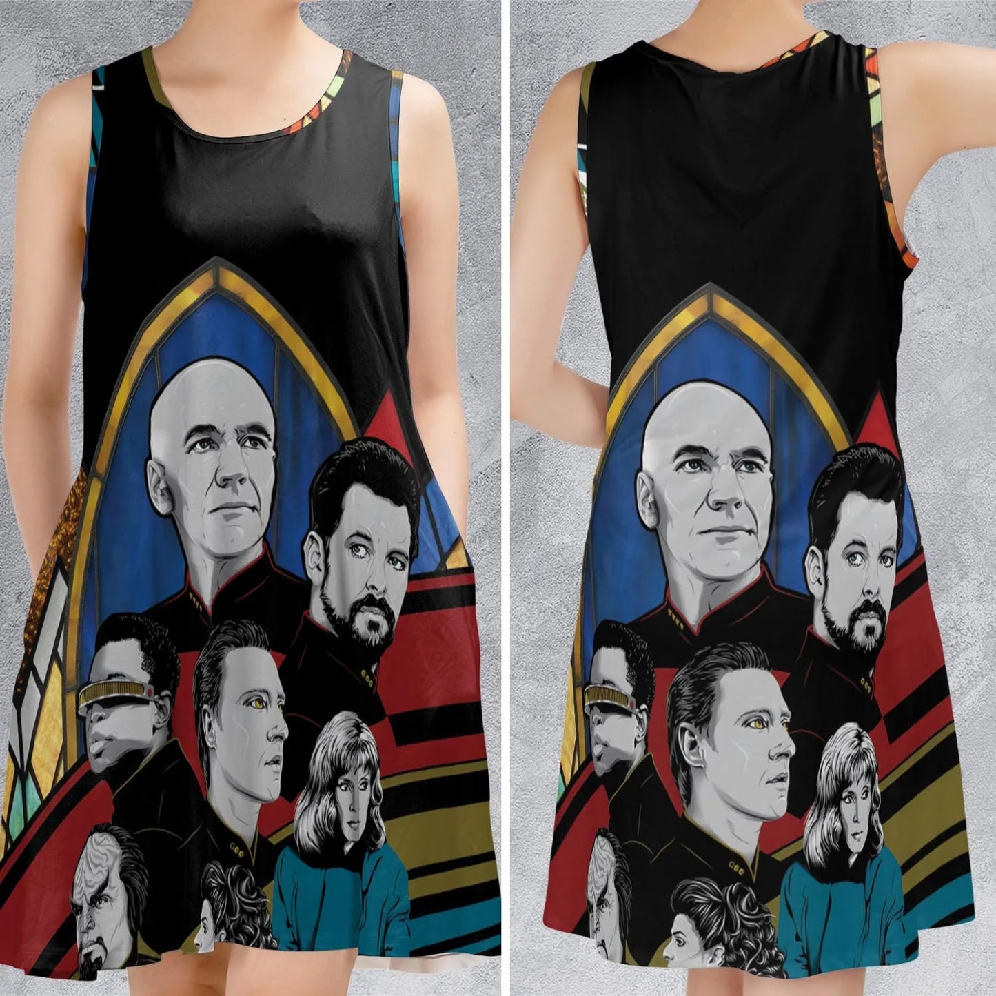 Casual Sleeveless Dress - JQ9489UV