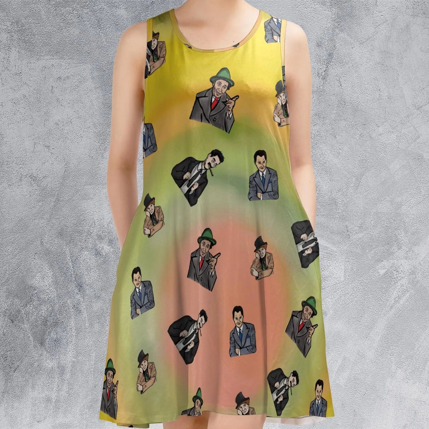 Casual Sleeveless Dress - L8FTCHAP