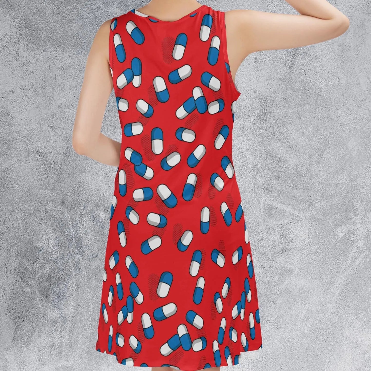 Casual Sleeveless Dress - 2NWSQJRA