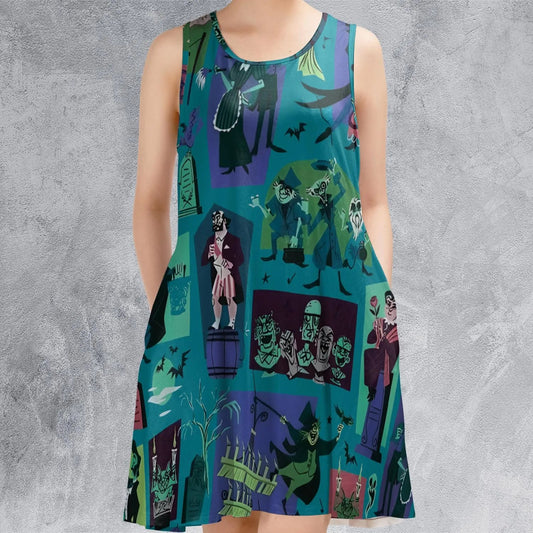 Casual Sleeveless Dress - D5YXSVJ9