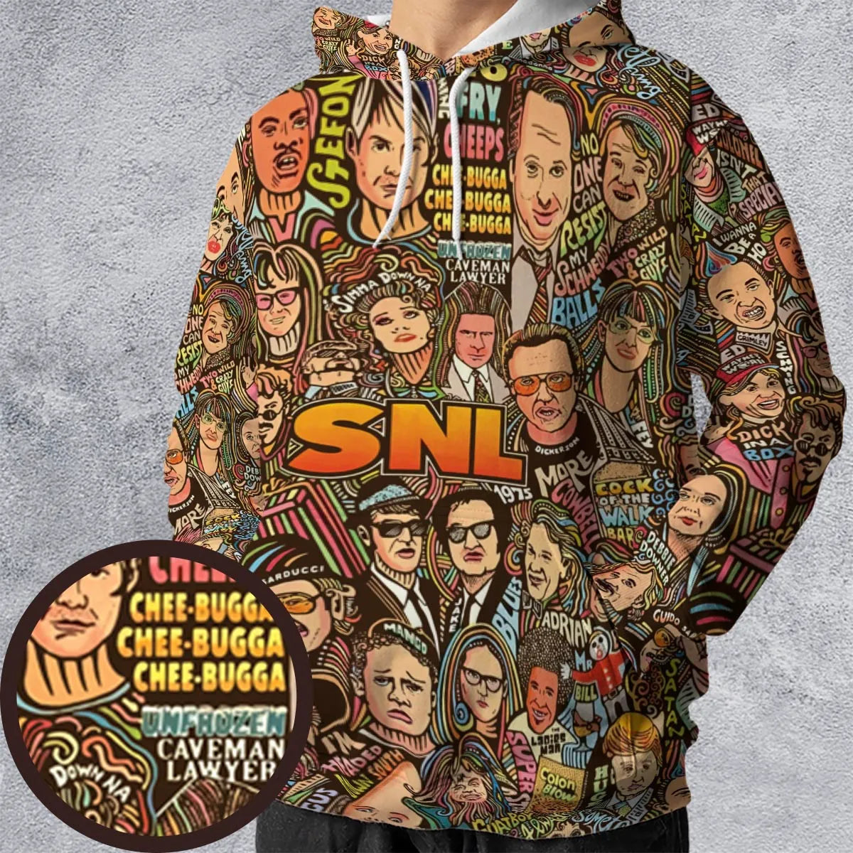 Full Print Hoodie - U4EB6MPX