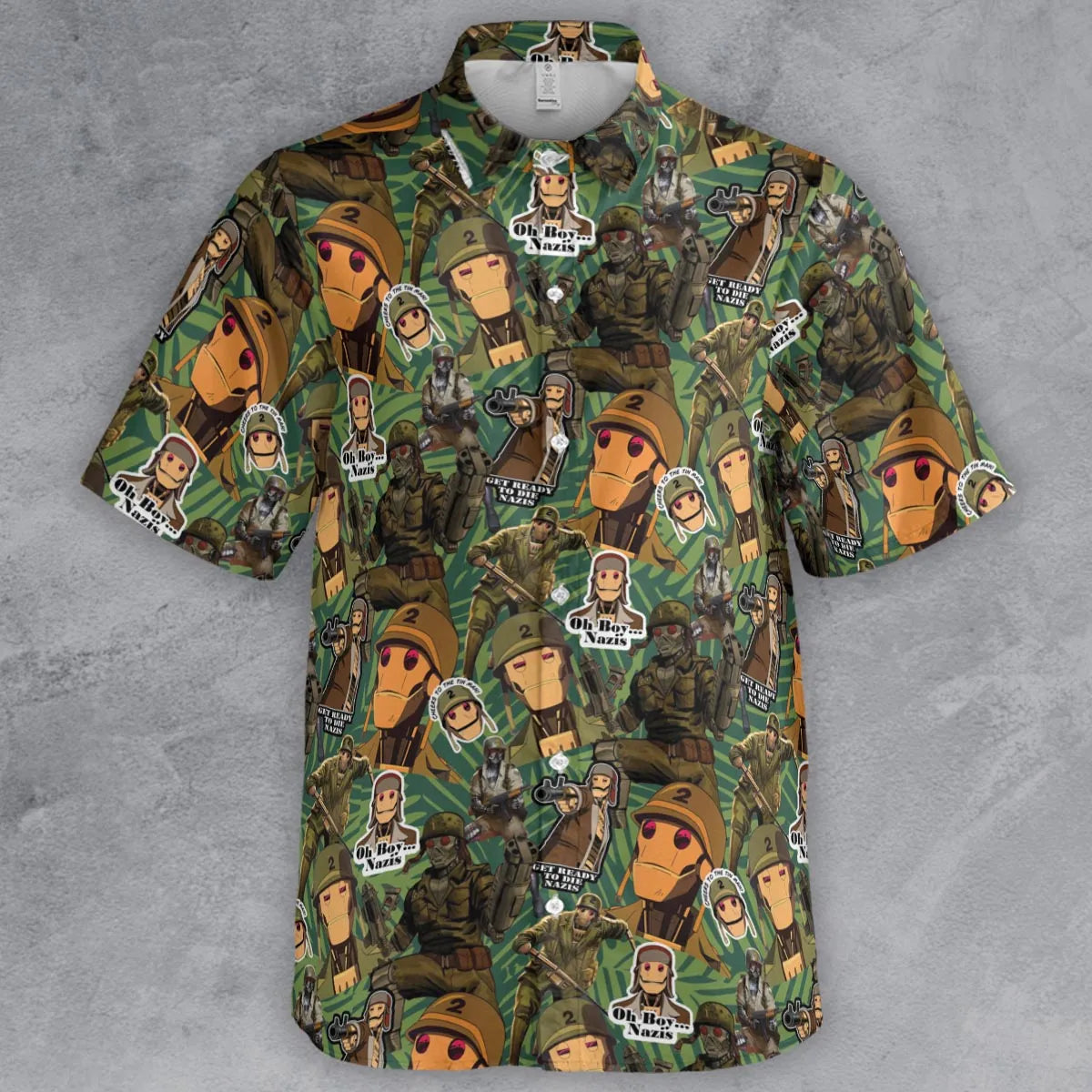 Short Sleeve Button Shirt - LESRJGSC