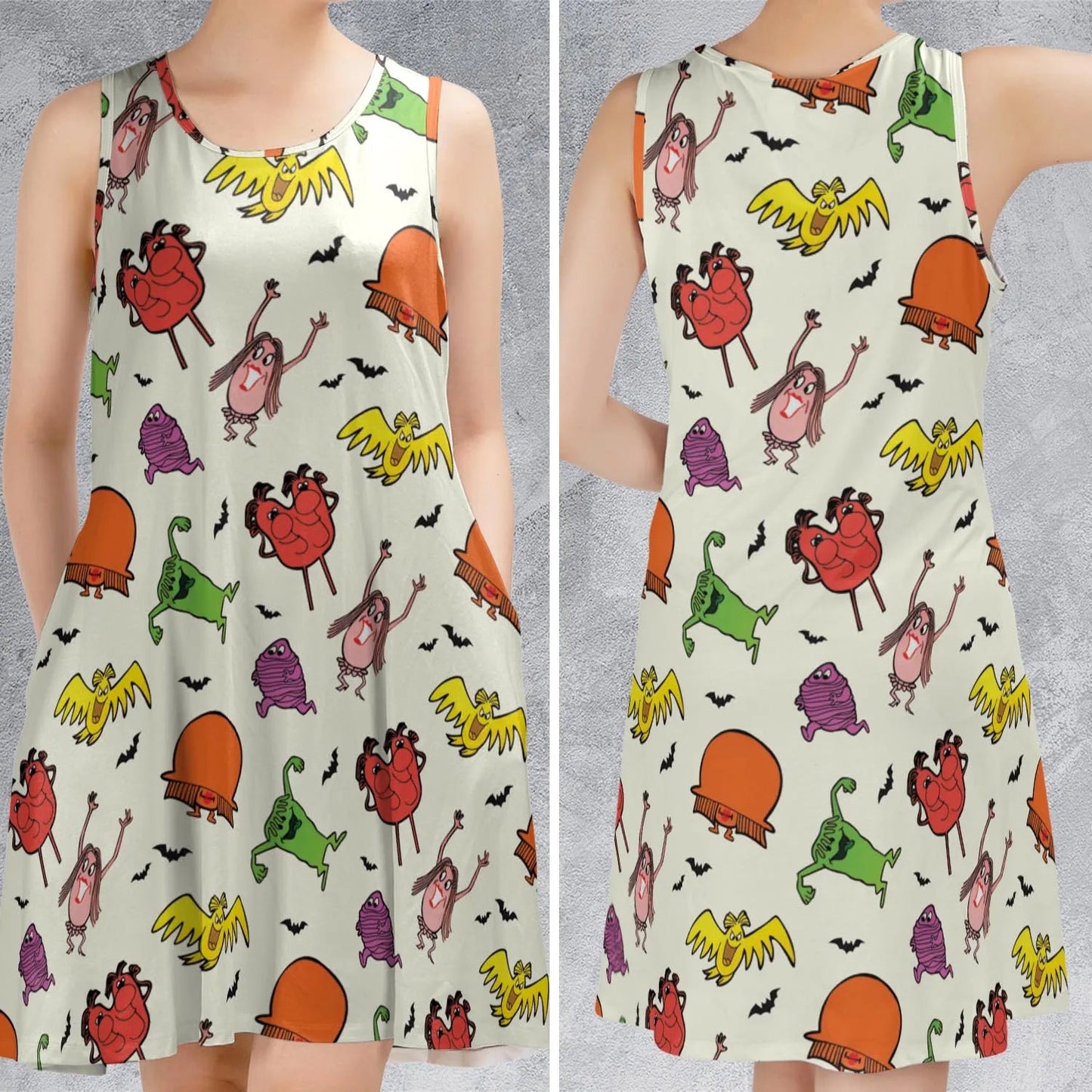 Casual Sleeveless Dress - ATCFA9YE