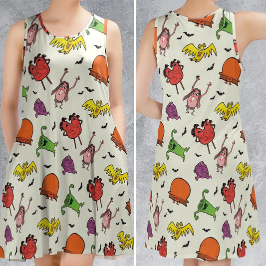 Casual Sleeveless Dress - ATCFA9YE