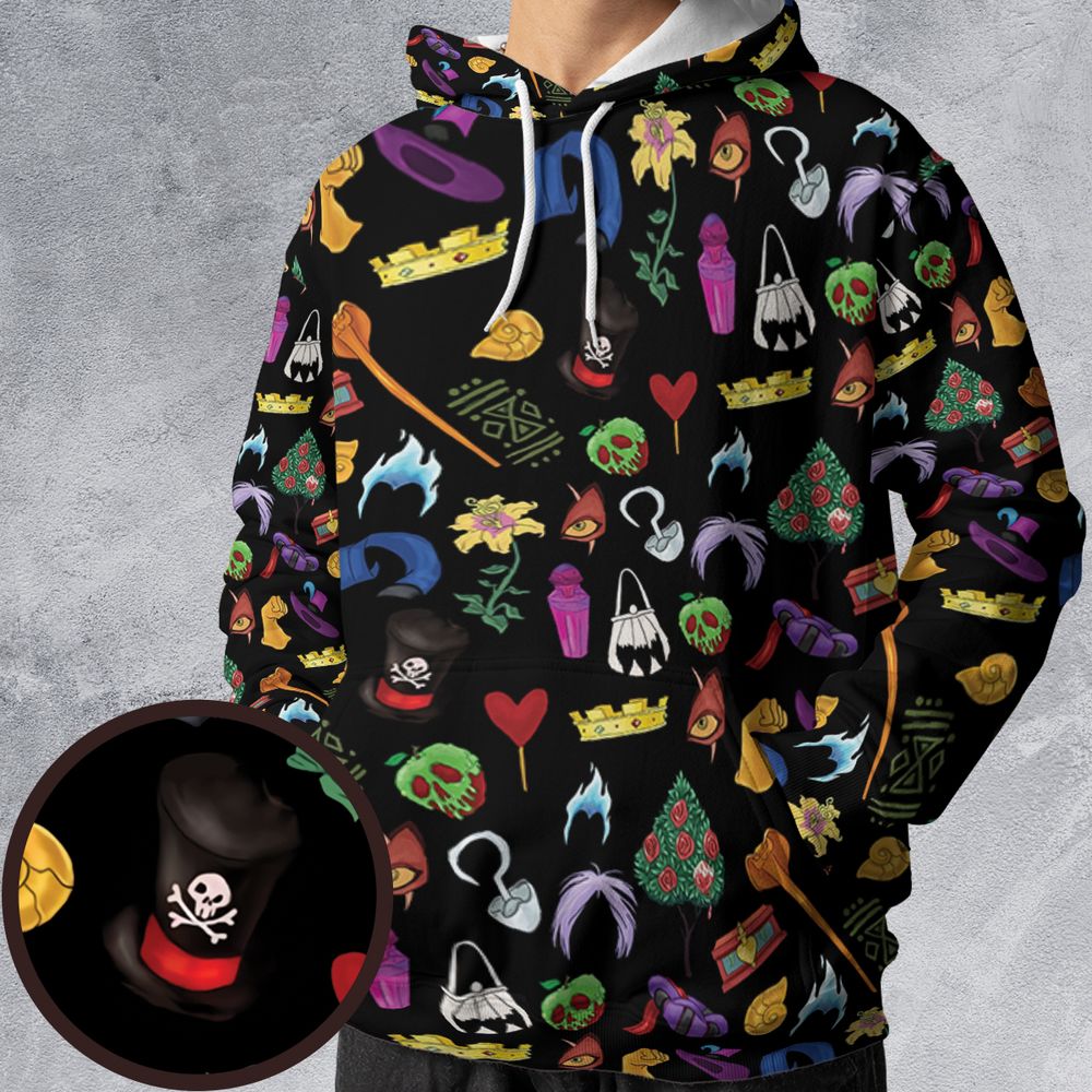 All-over Print Hoodie - U7ZZJSQP -  - 1