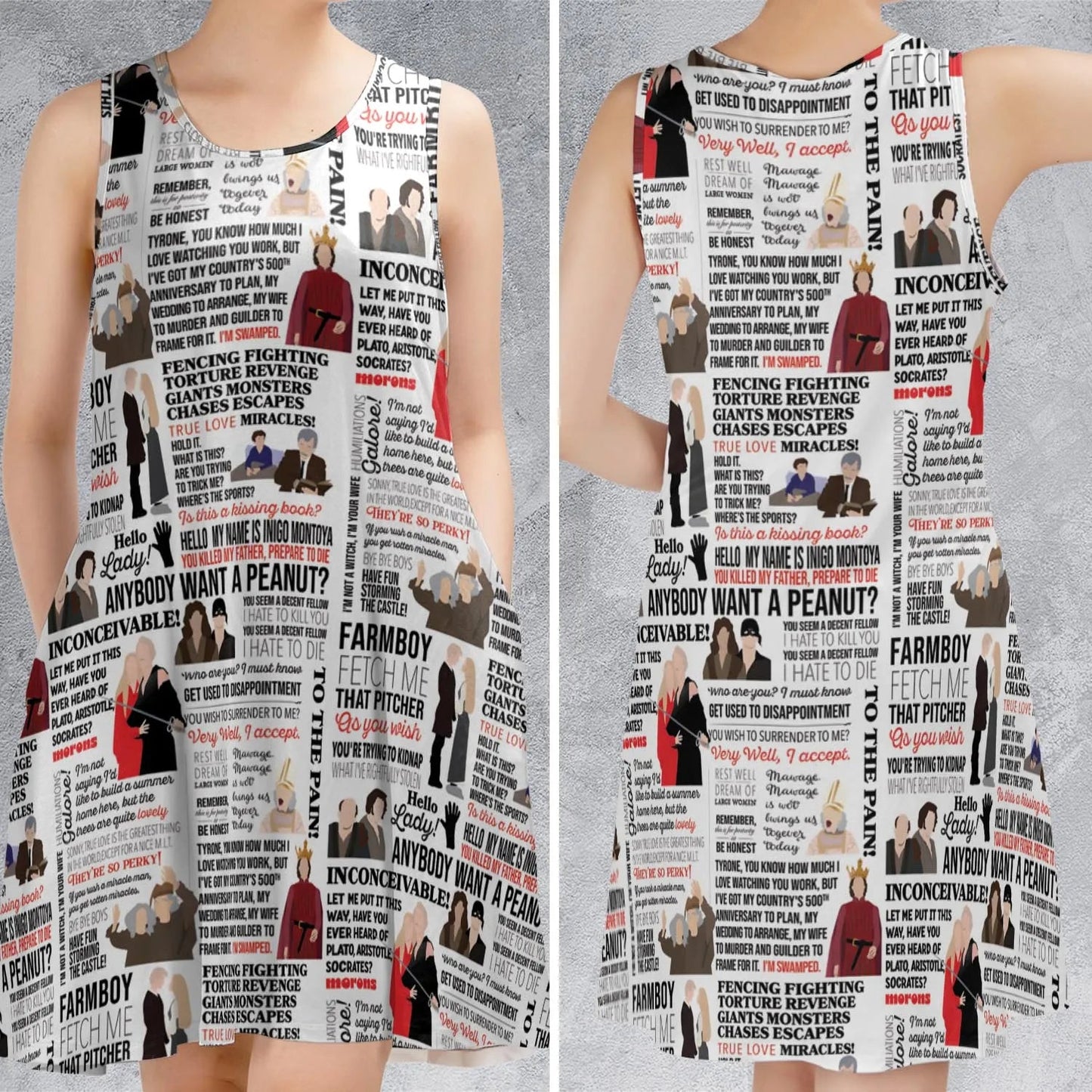 Casual Sleeveless Dress - XBUBDRSH