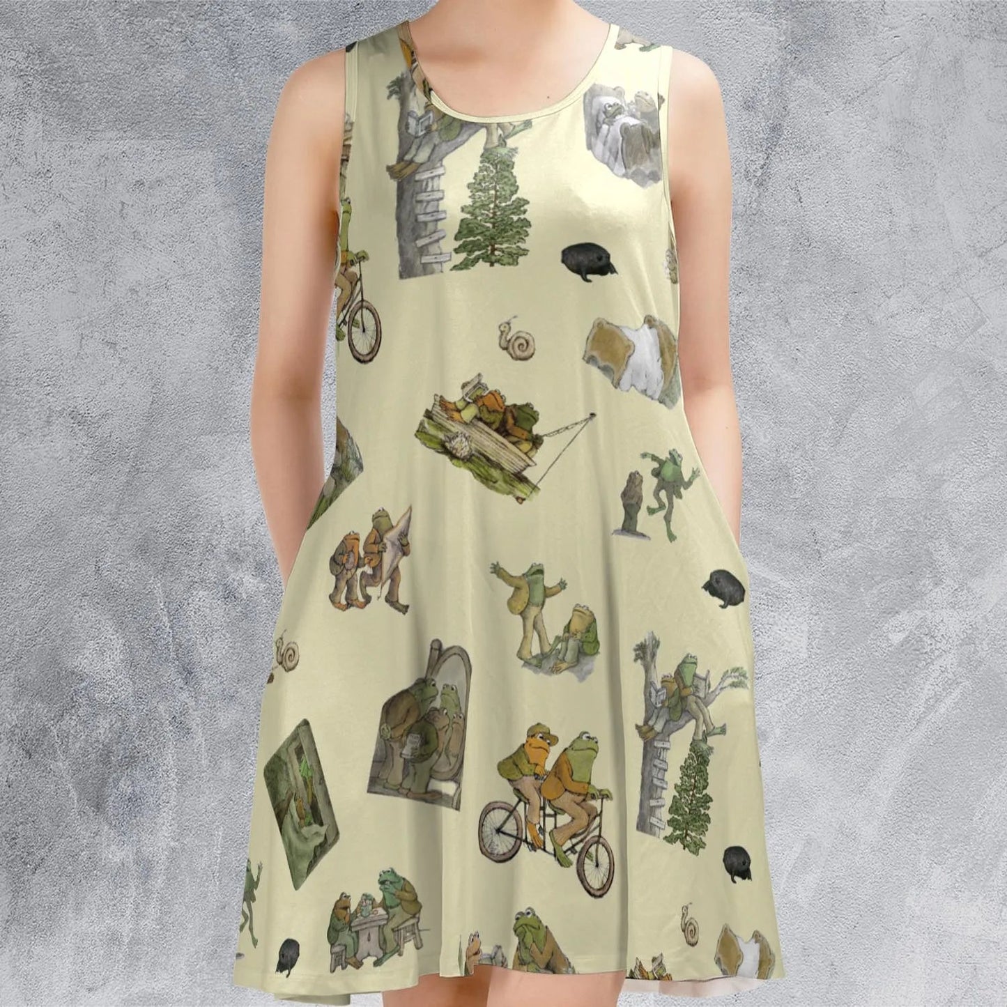 Casual Sleeveless Dress - CGLBWKS6