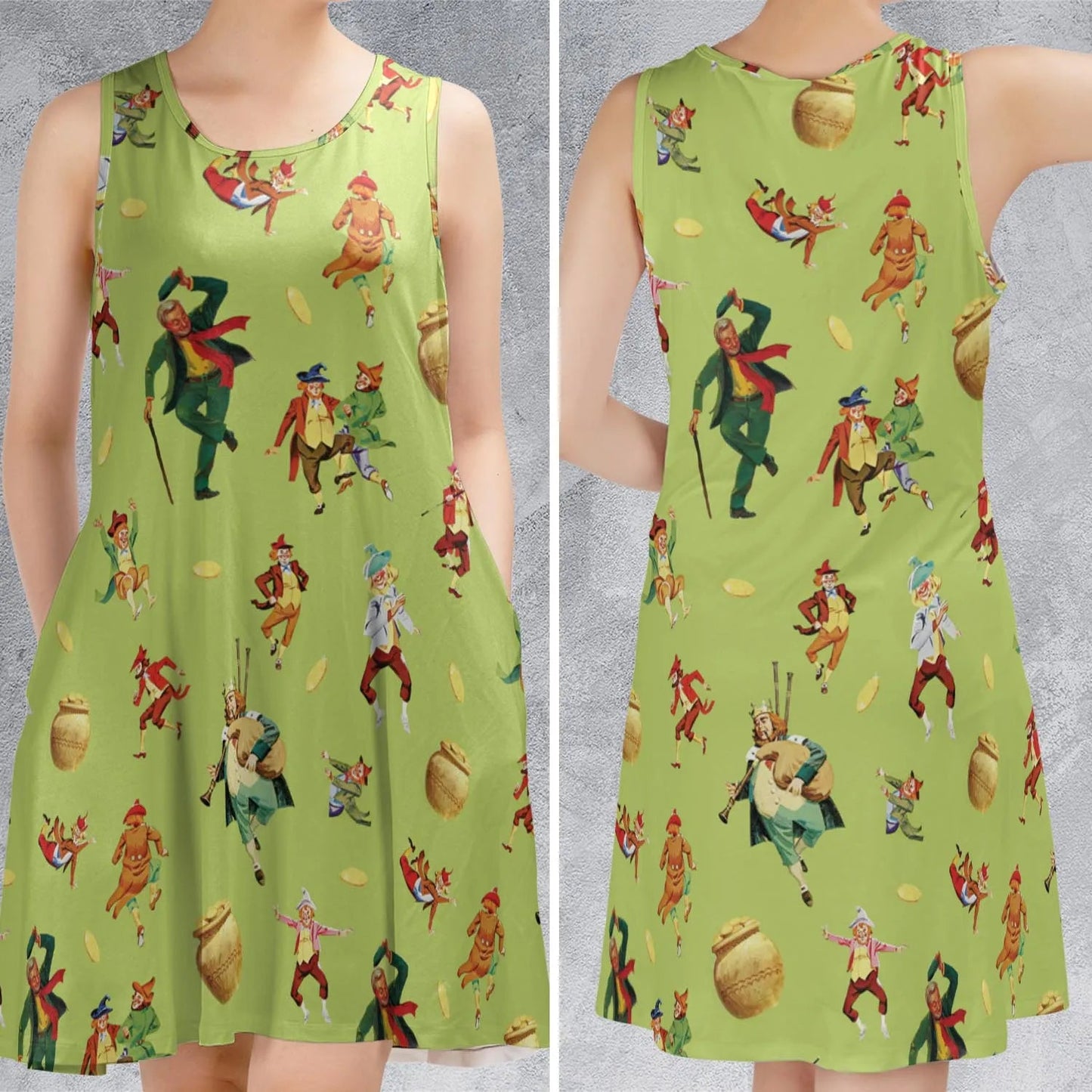 Casual Sleeveless Dress - VMM9DTUL