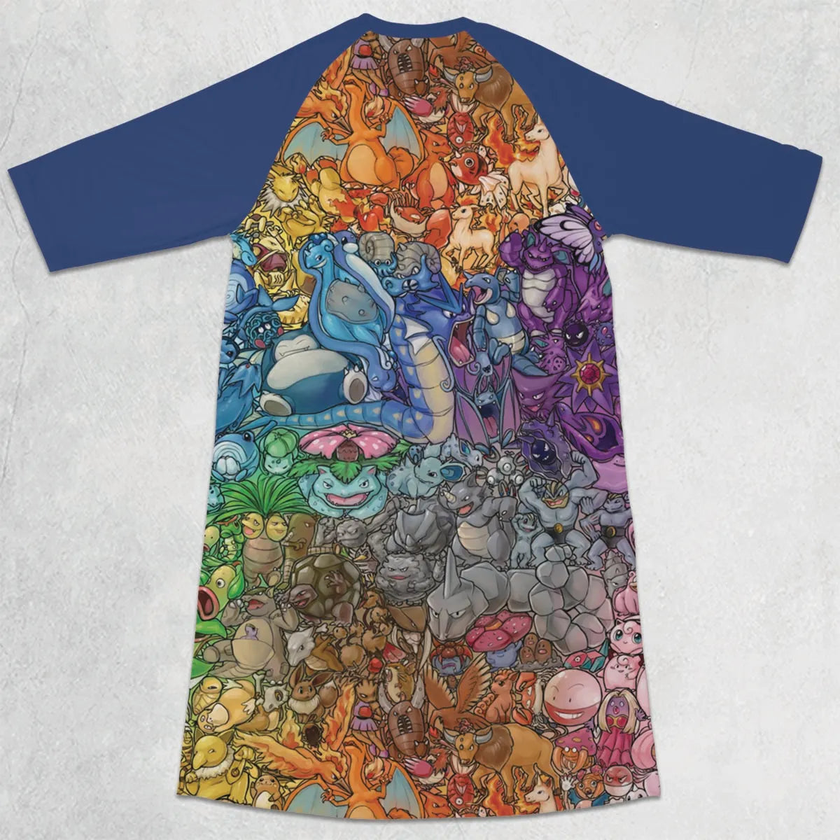 3/4 Sleeve Raglan Dress - 4RYBNKUY