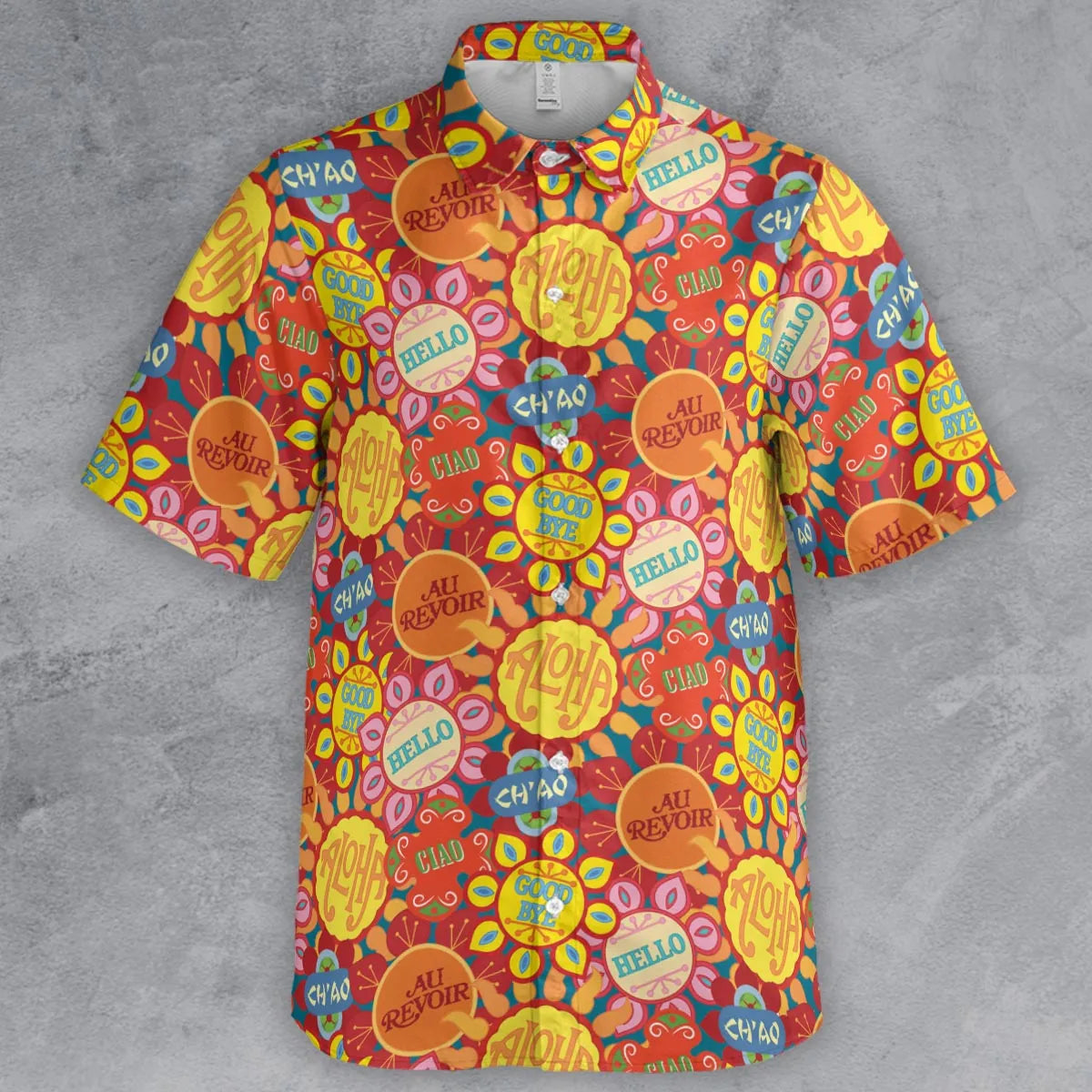 Short Sleeve Button Shirt - YYFGYRZR