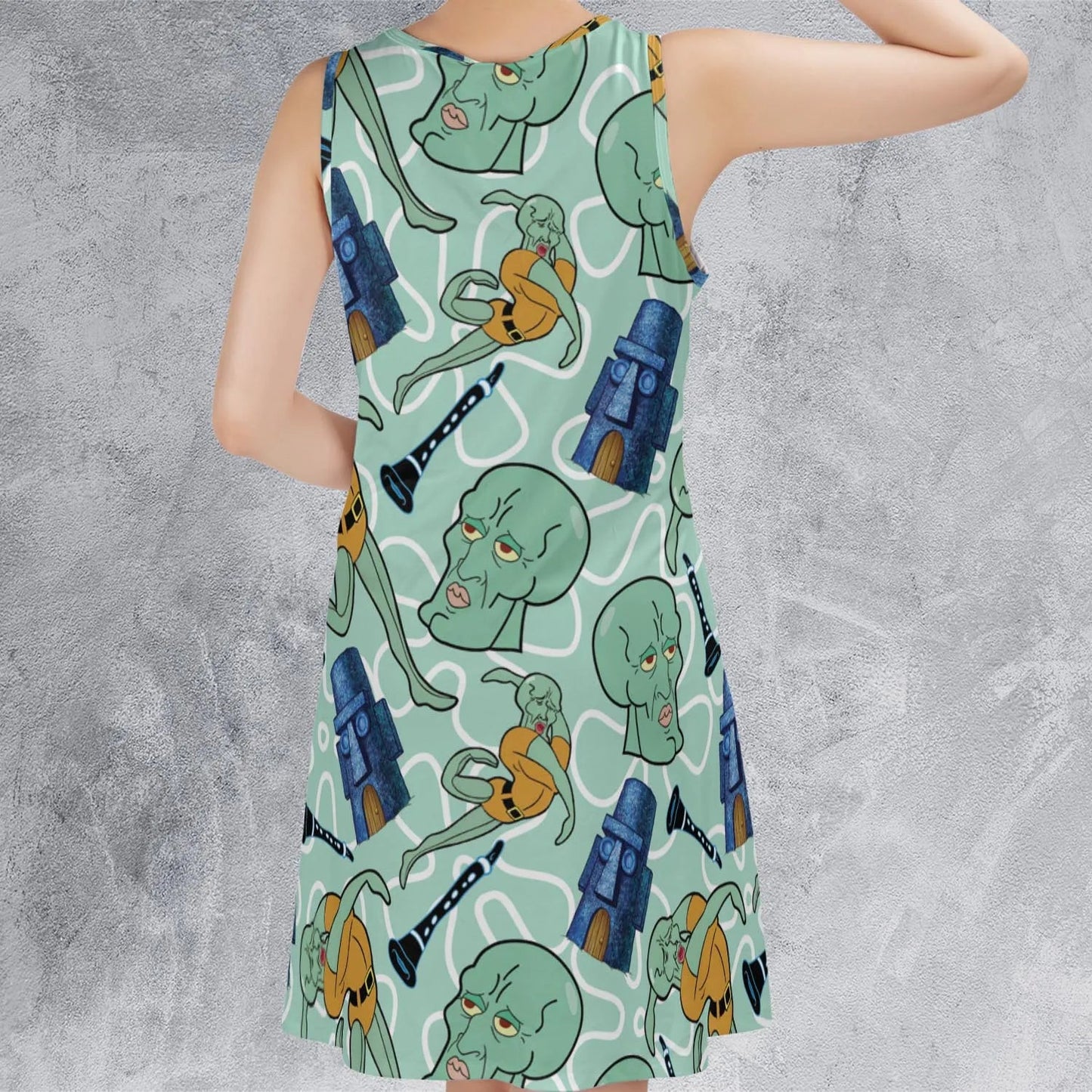 Casual Sleeveless Dress - 7SESCYPX