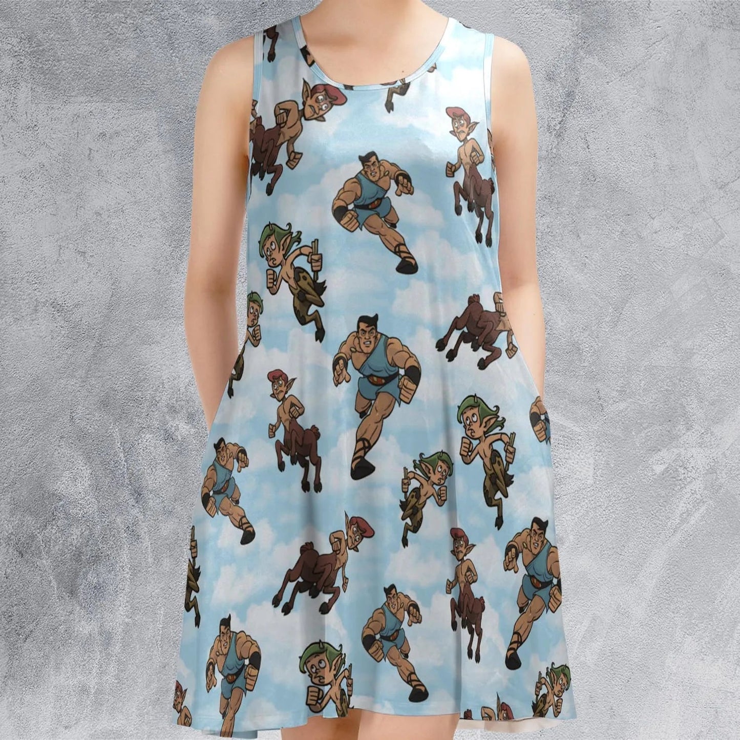 Casual Sleeveless Dress - BUXMK4EX