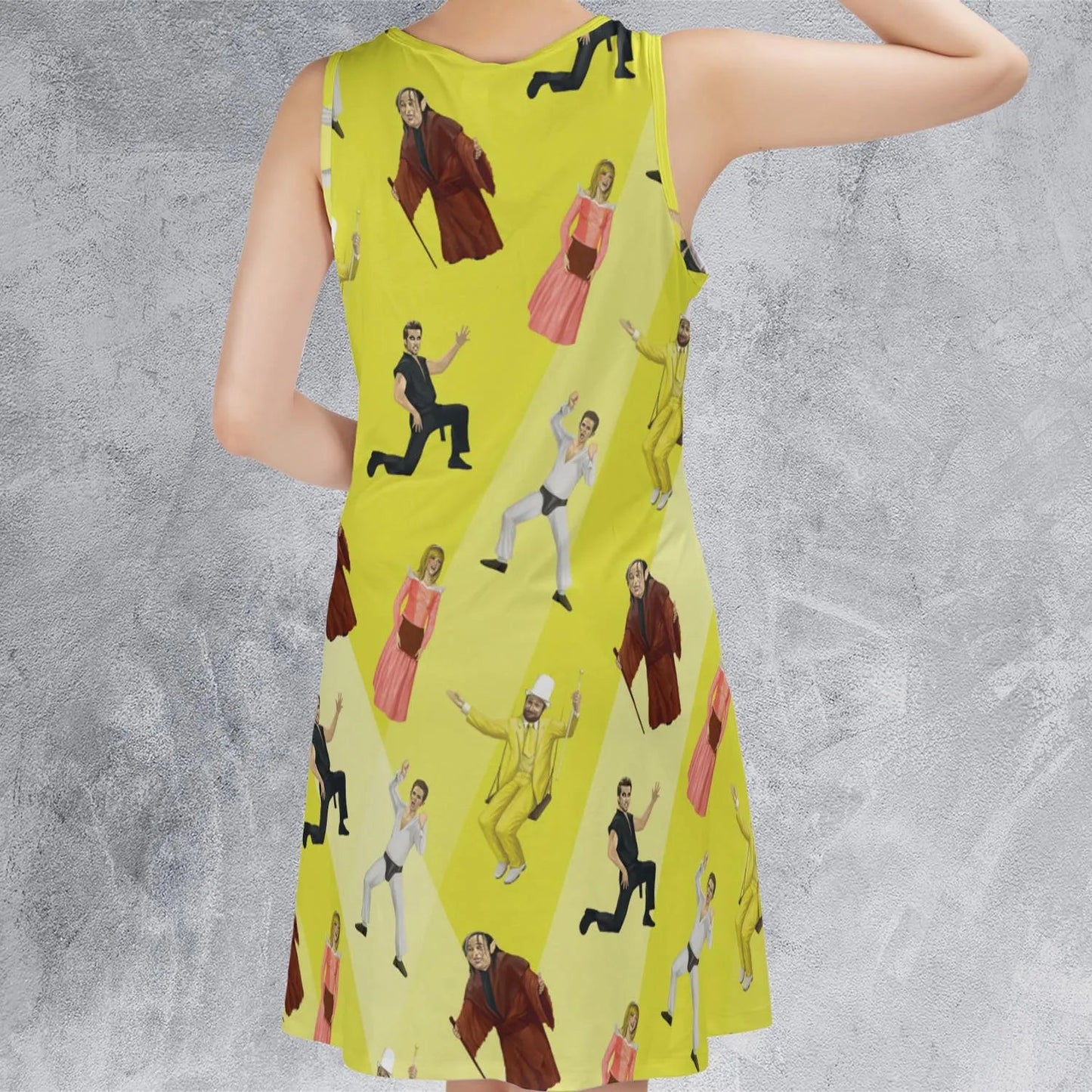 Casual Sleeveless Dress - NRQ8MQZU