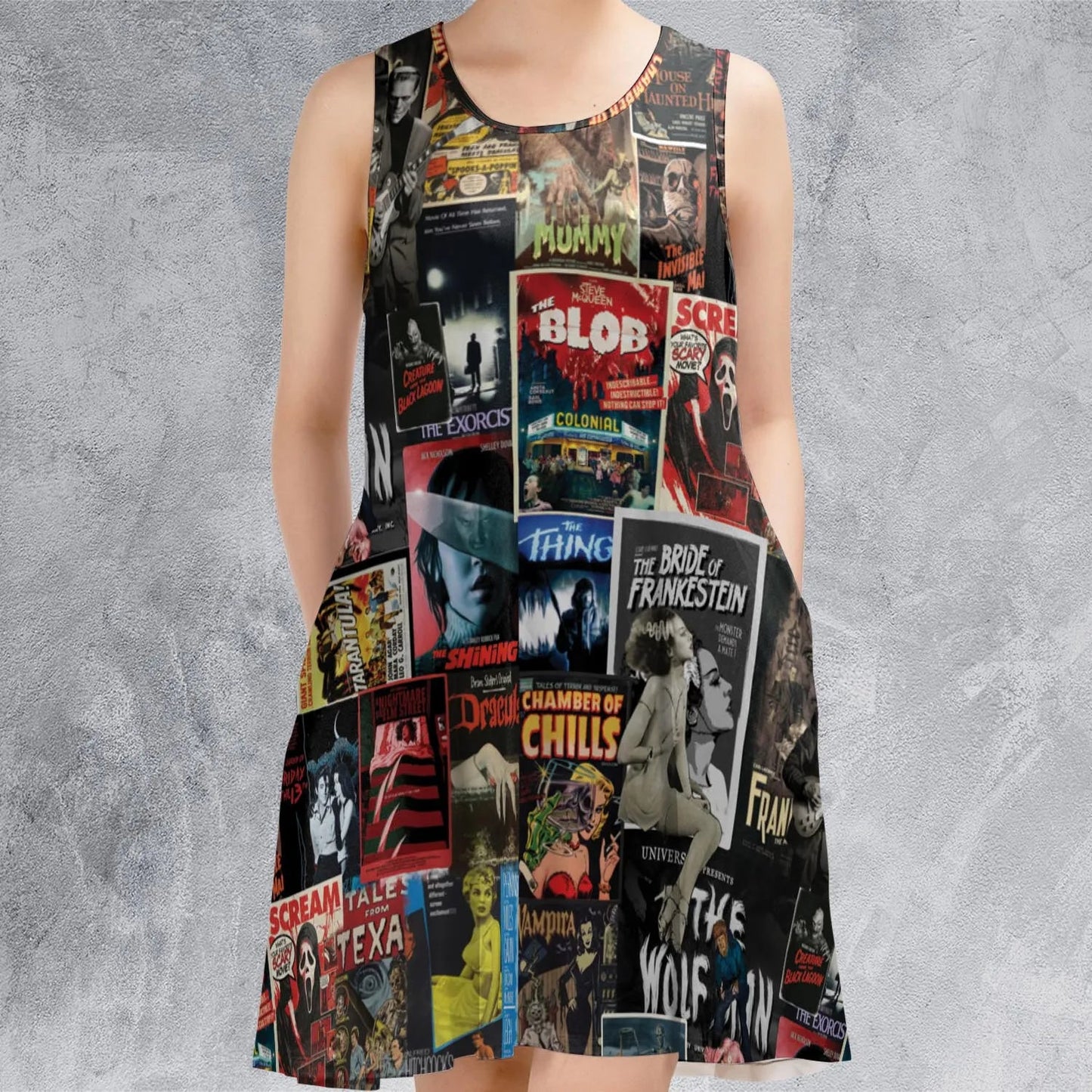 Casual Sleeveless Dress - 4JDJLK5R
