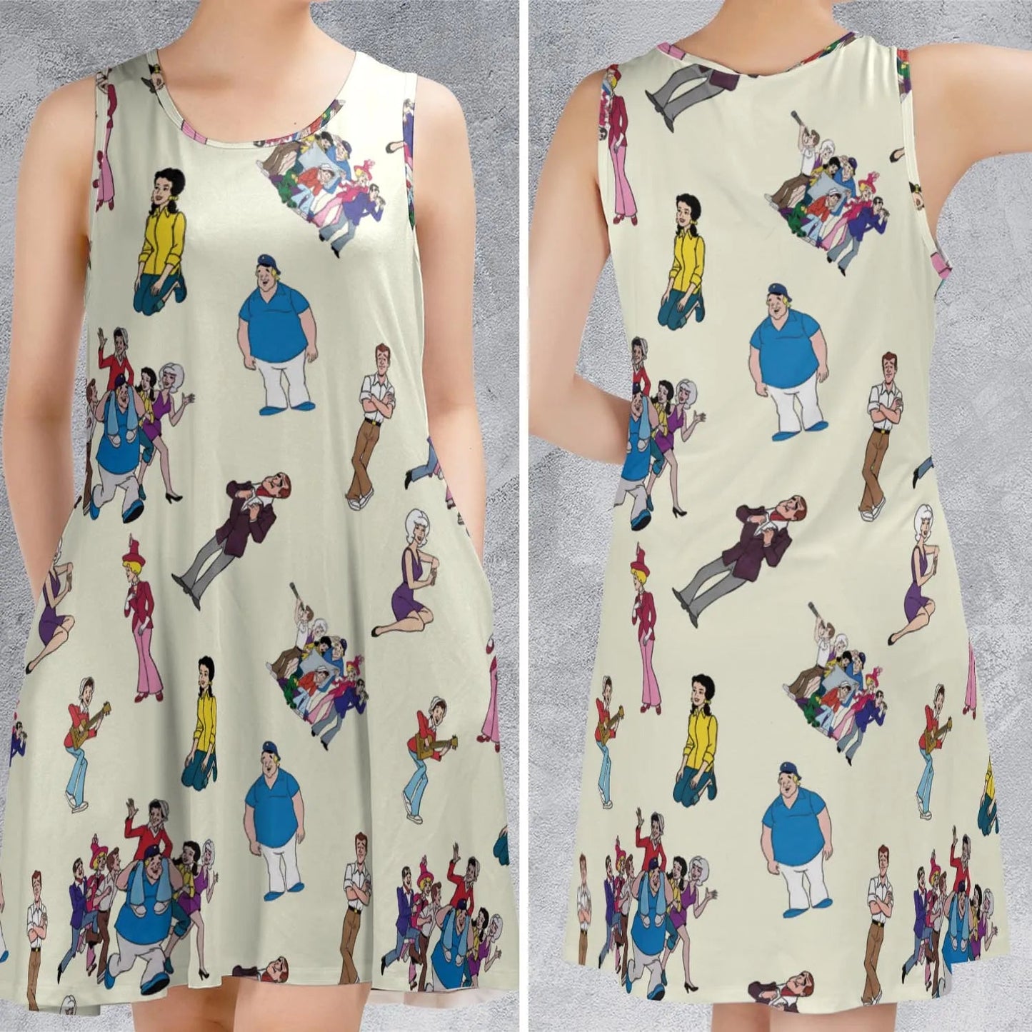 Casual Sleeveless Dress - CGL57X2Y