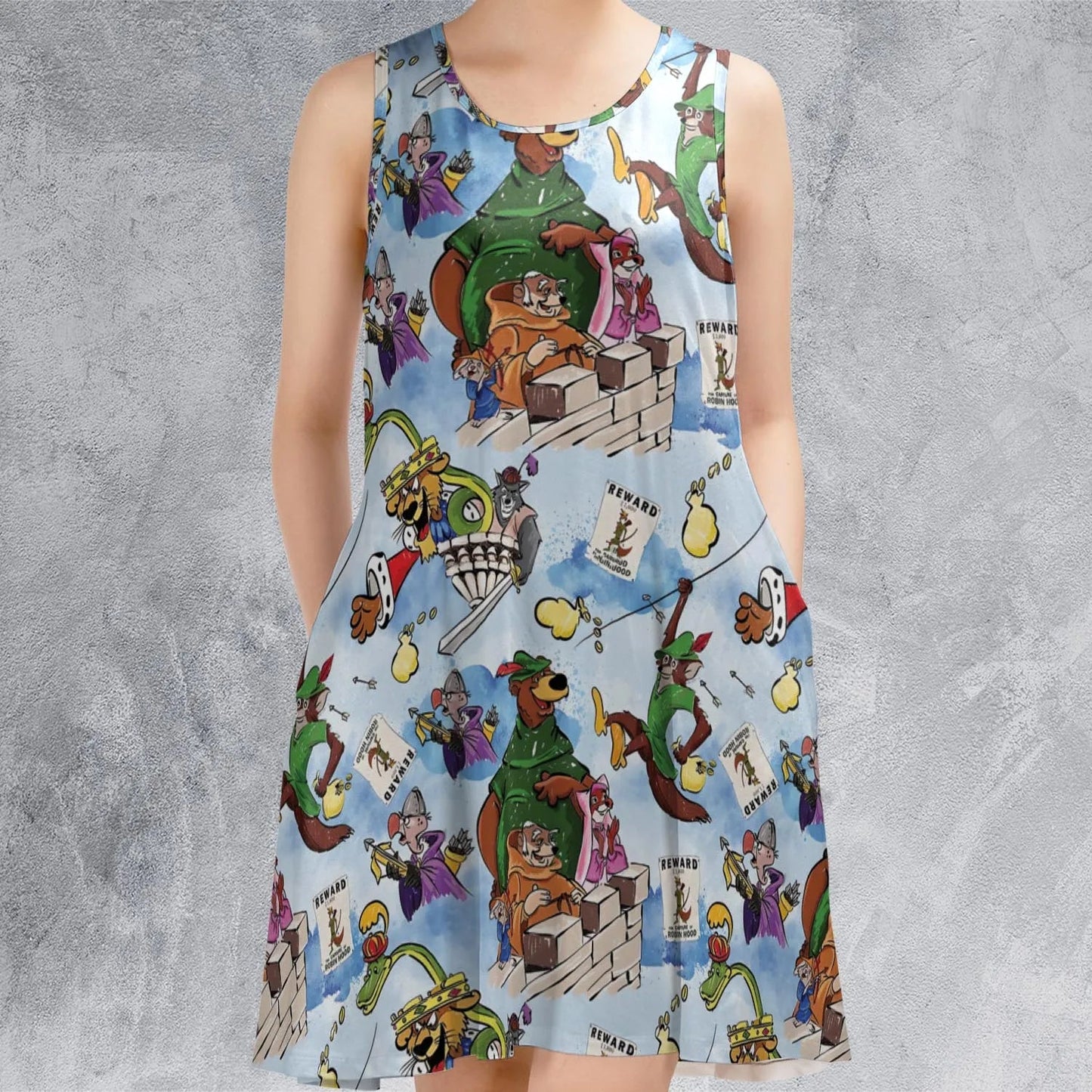 Casual Sleeveless Dress - 1G51F7UZ