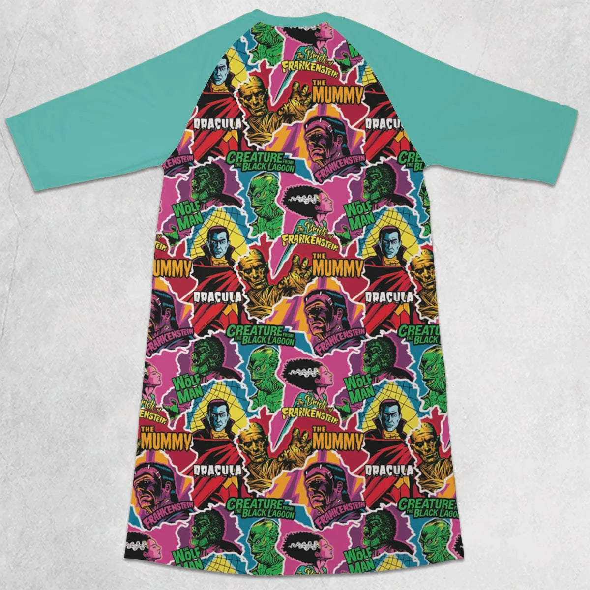 3/4 Sleeve Raglan Dress - 54B7ZAEA