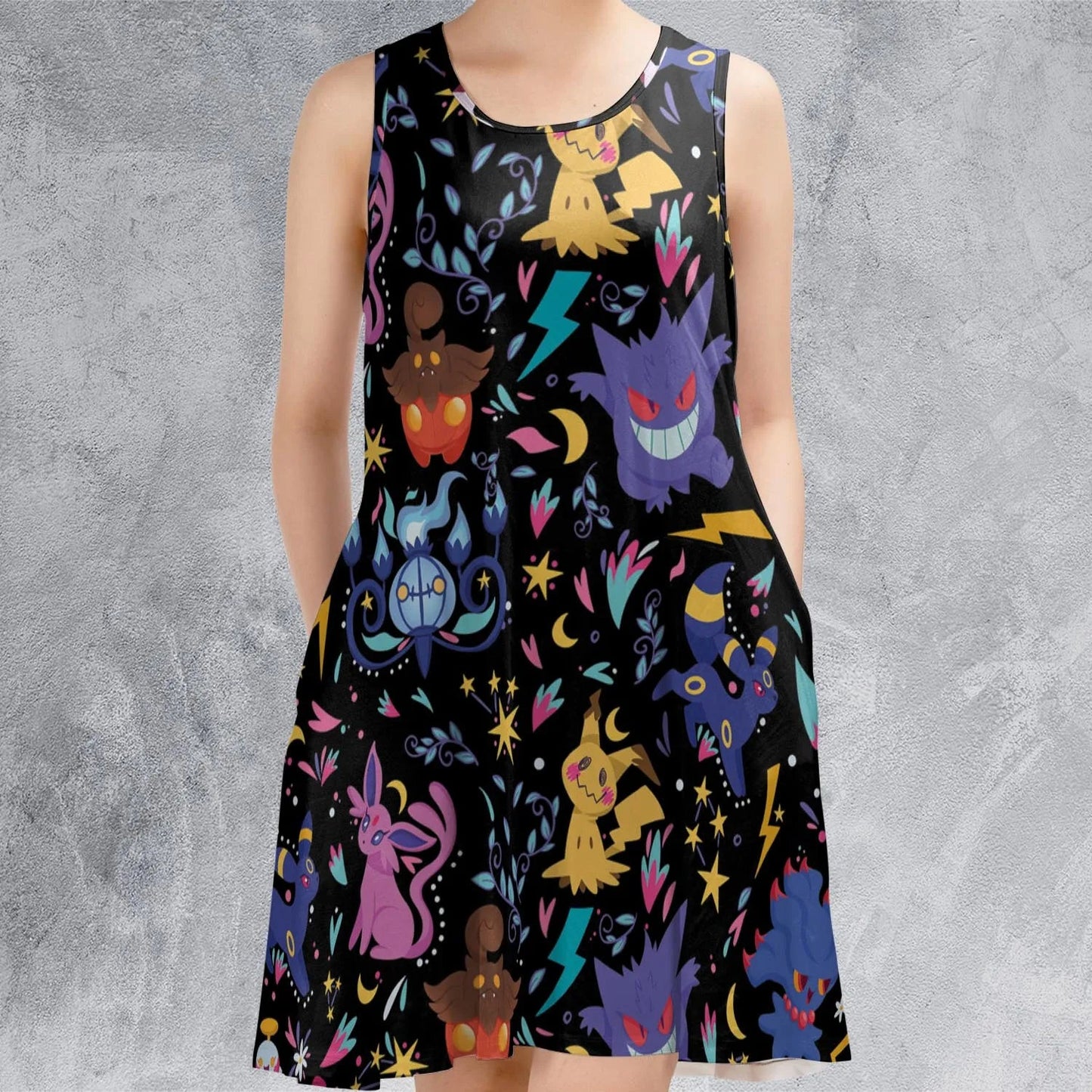Casual Sleeveless Dress - TFZHL19P