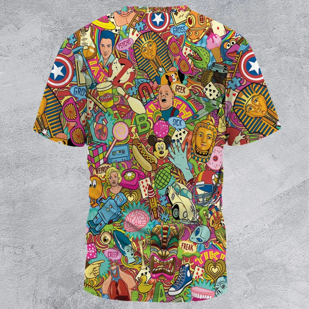 Full Print T-Shirt - 4FN6BB7H