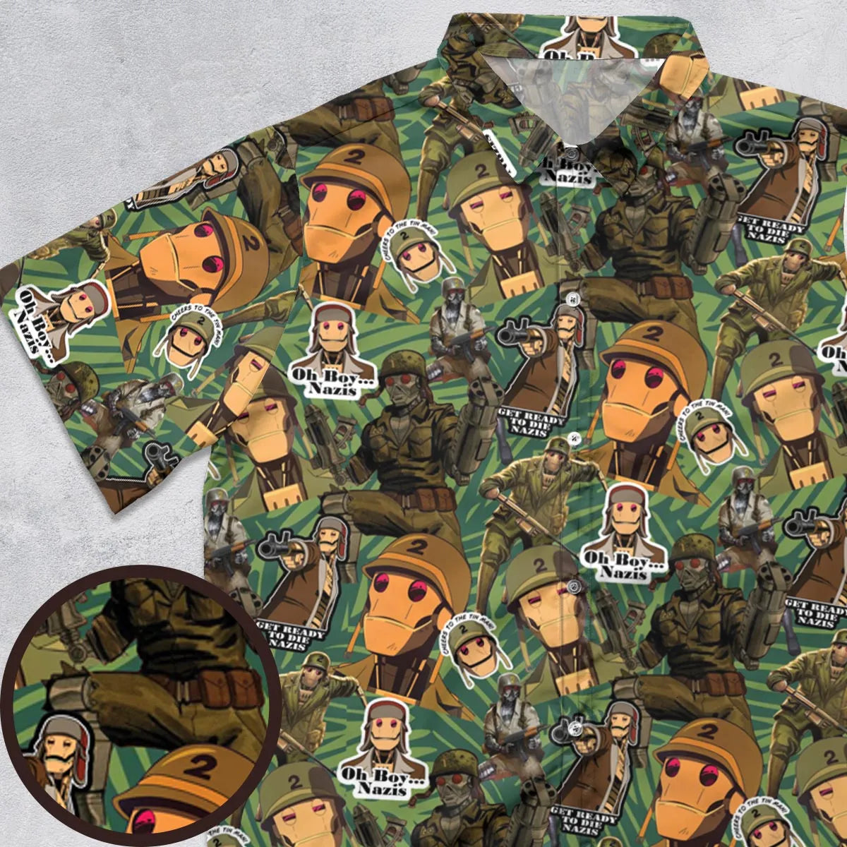 Short Sleeve Button Shirt - LESRJGSC