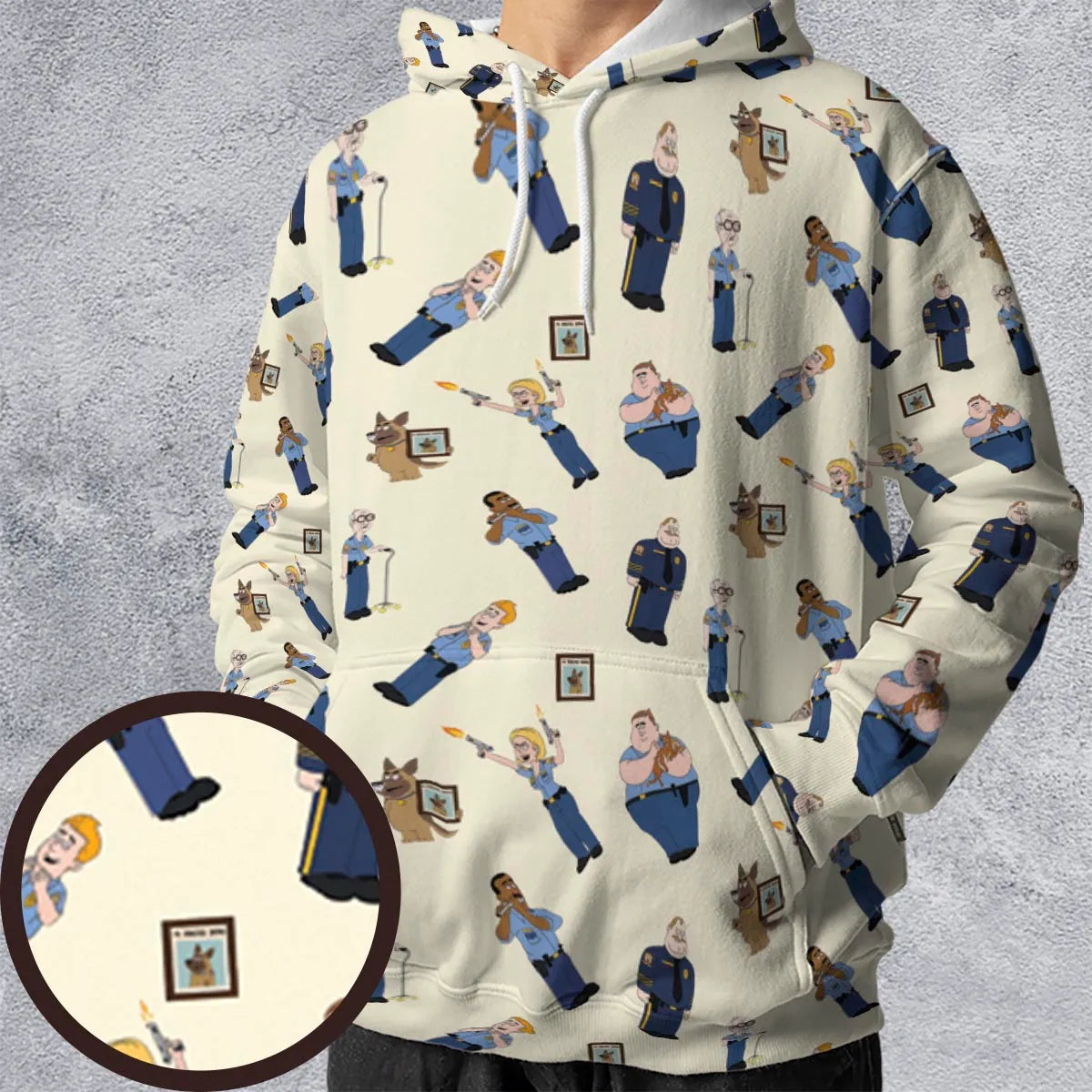 Full Print Hoodie - BAD6TEU9