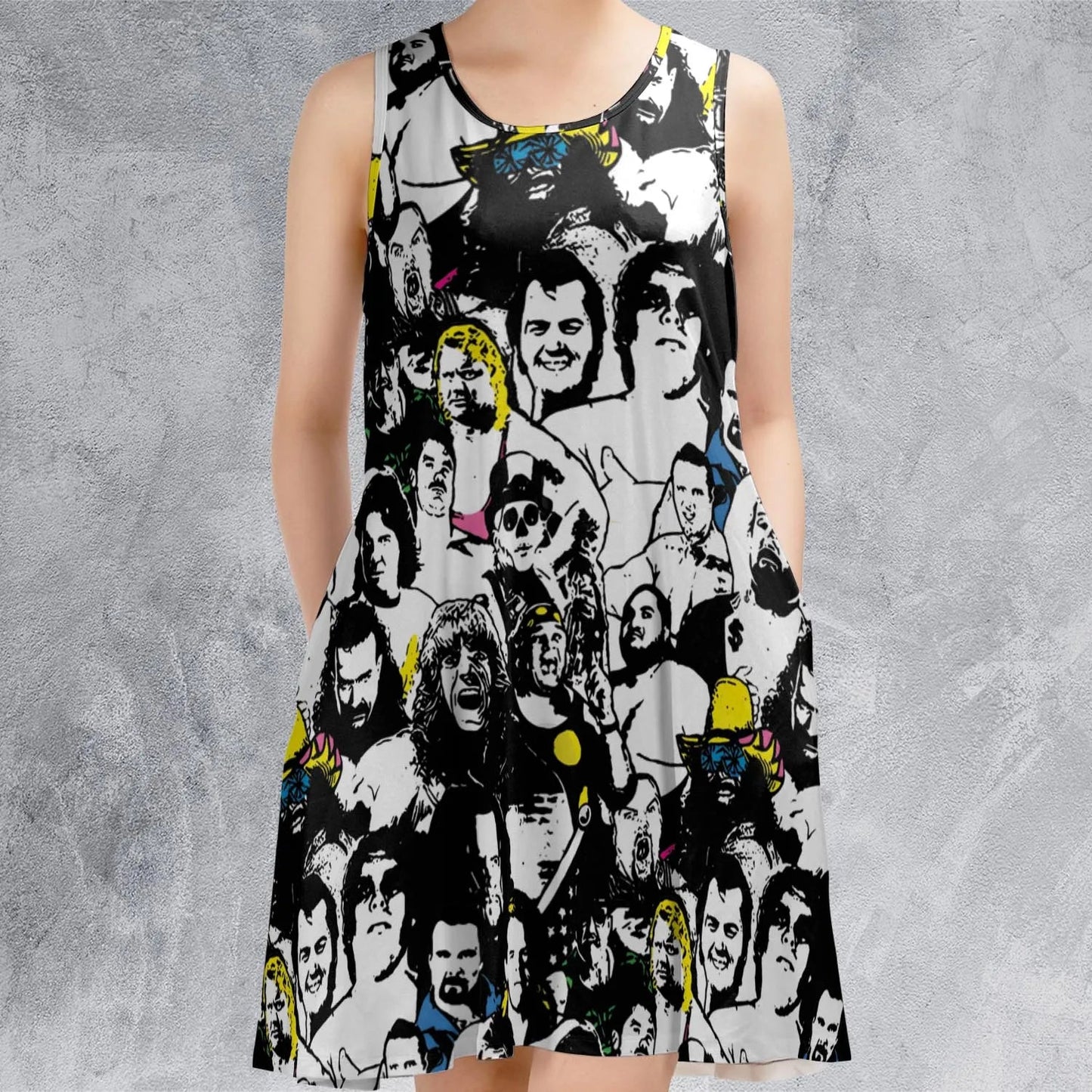 Casual Sleeveless Dress - 9QJ7LHGV