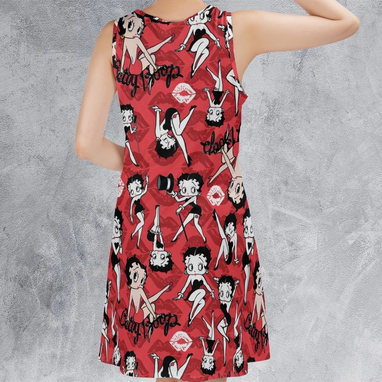 Casual Sleeveless Dress - PSRS81JJ